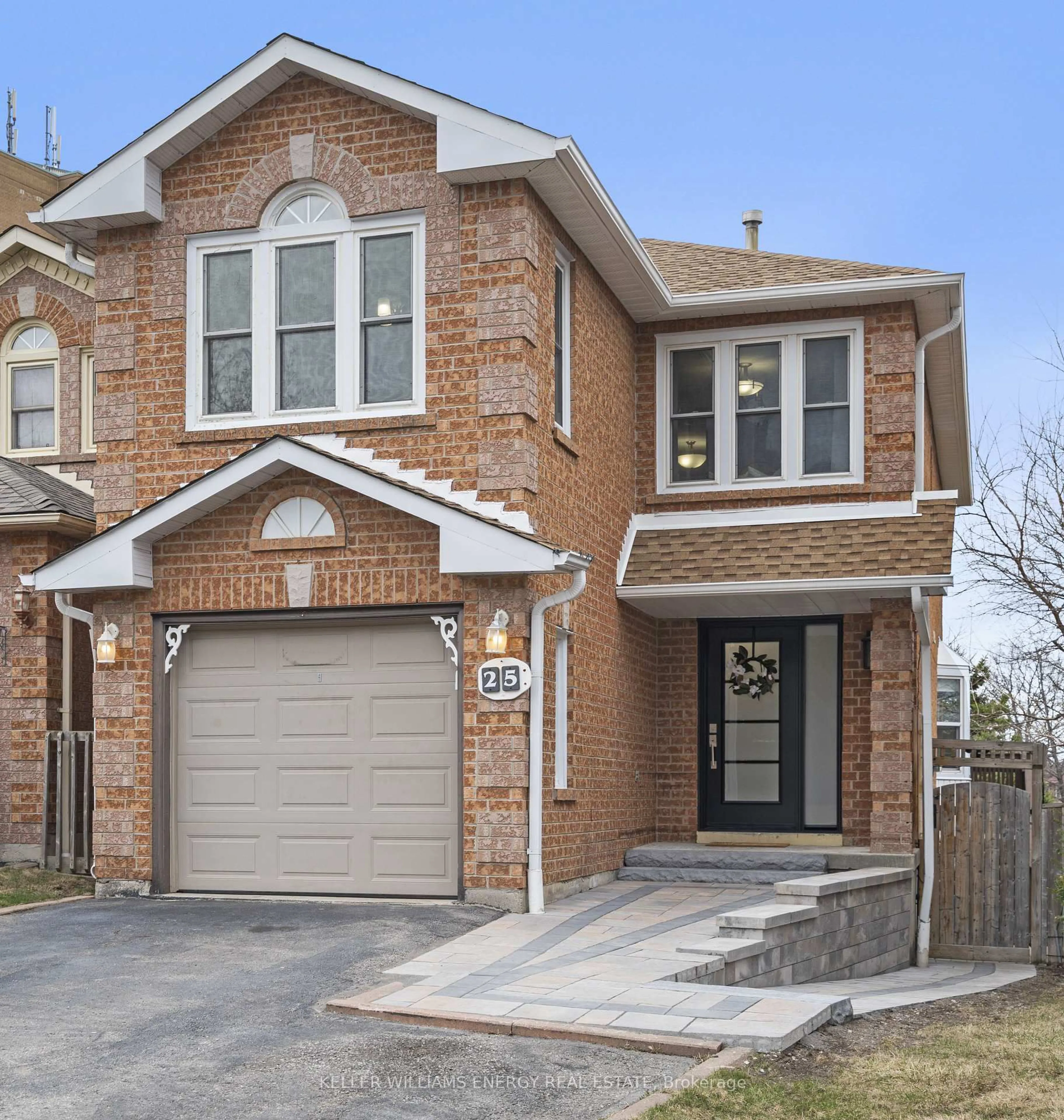 Home with brick exterior material, street for 25 Heaver Dr, Whitby Ontario L1N 9K4