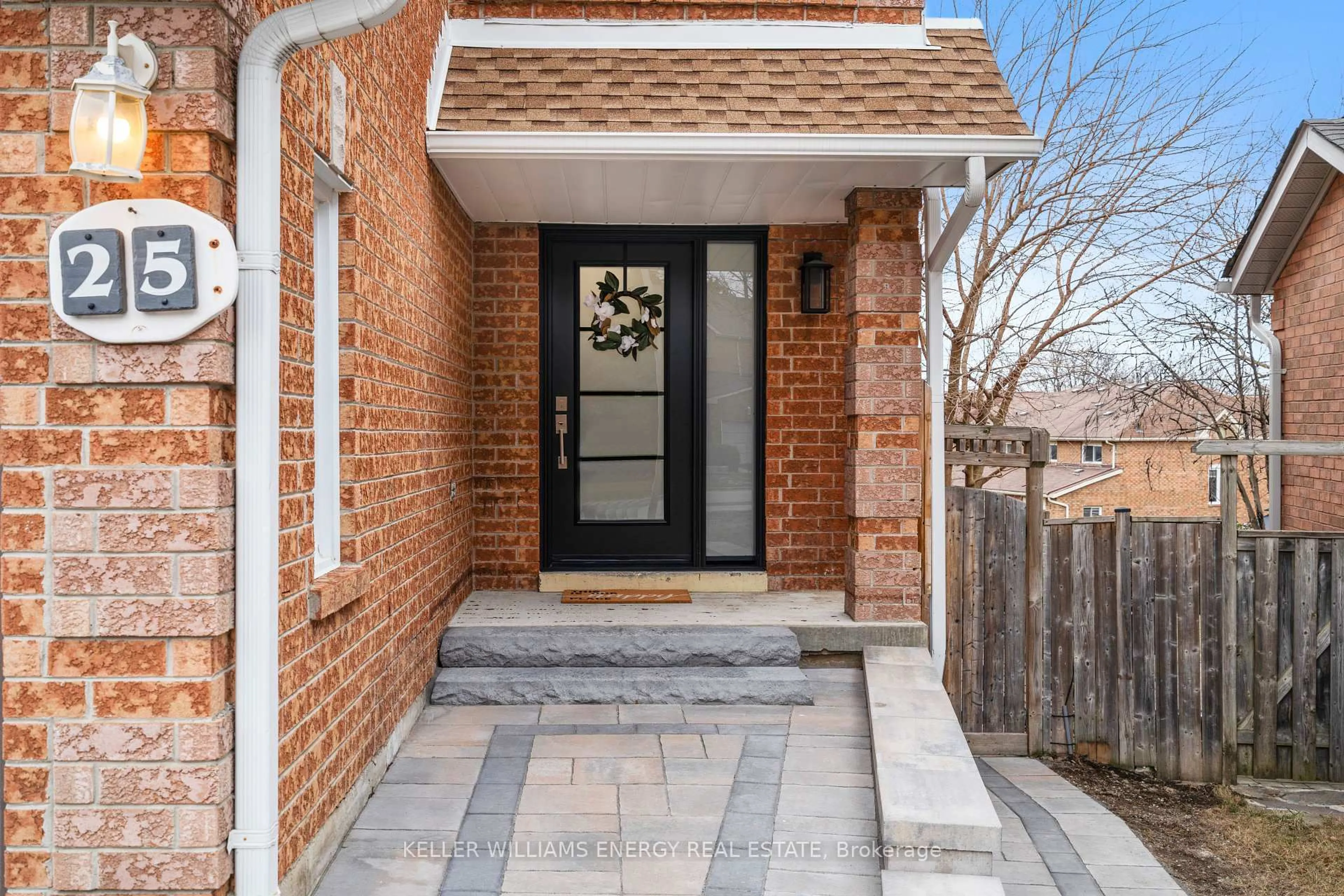 Home with brick exterior material, street for 25 Heaver Dr, Whitby Ontario L1N 9K4