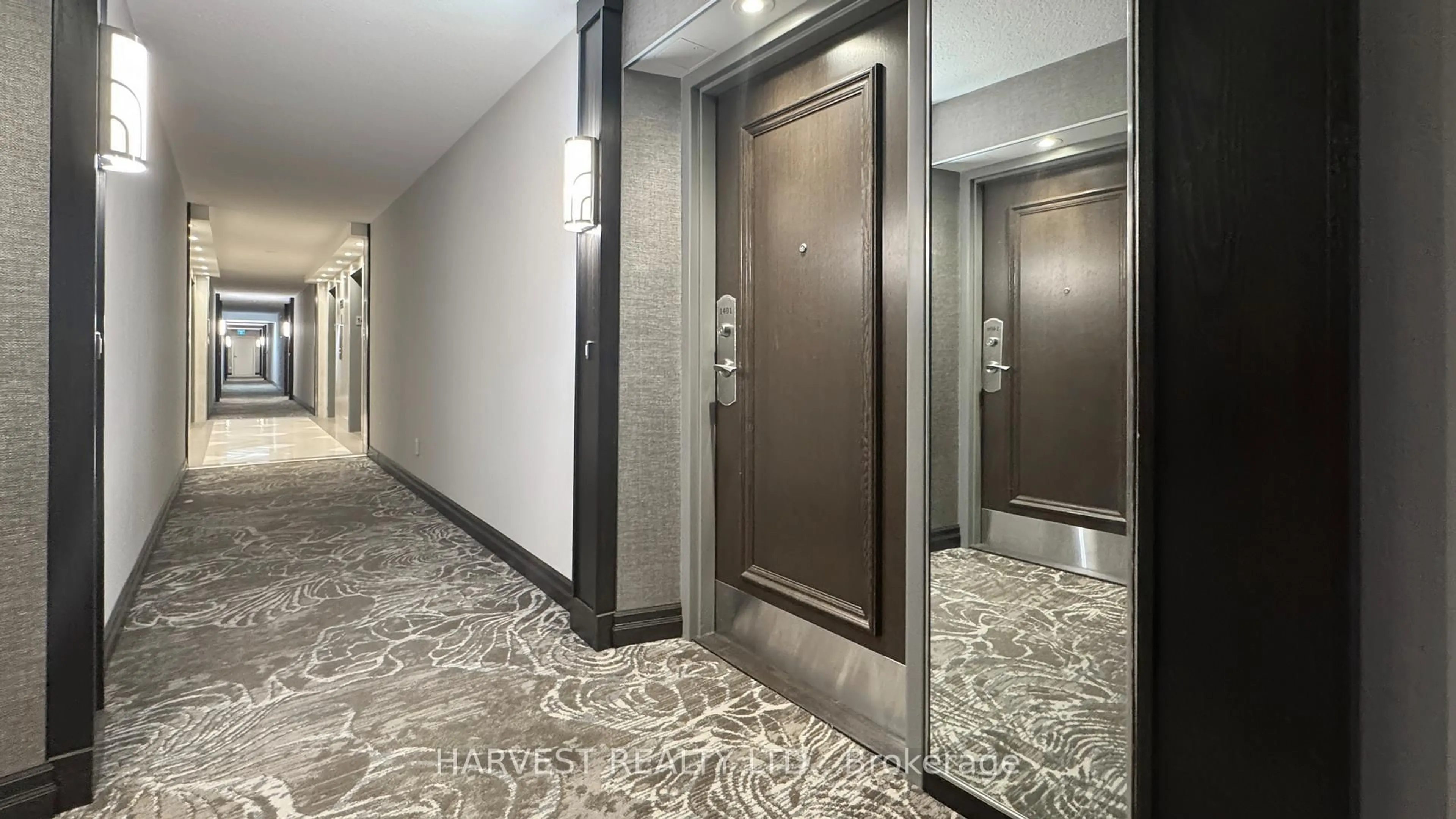 Indoor foyer for 2350 Bridletowne Circ #1401, Toronto Ontario M1W 3E6
