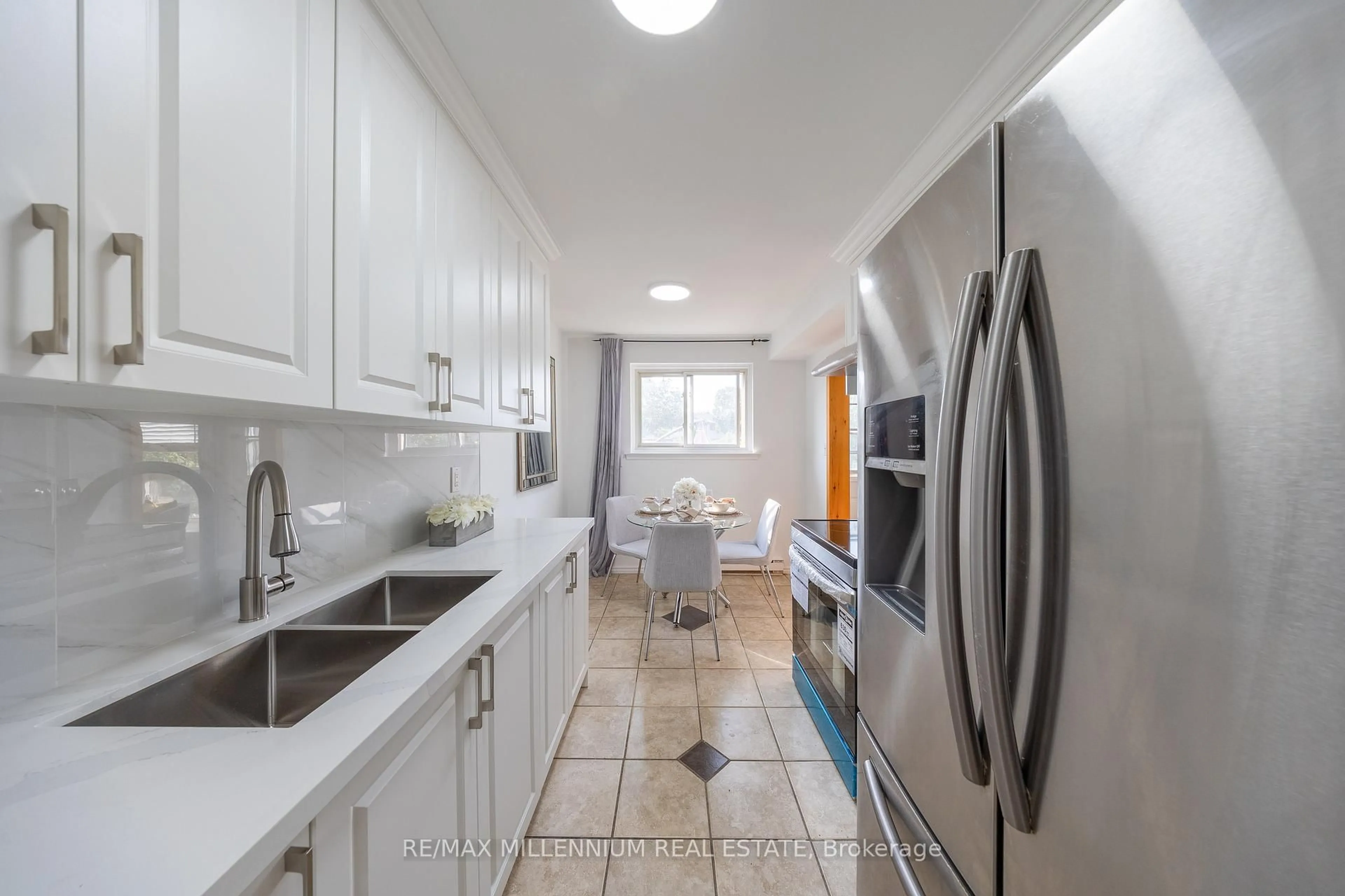 Standard kitchen, ceramic/tile floor for 120 Nonquon Rd #151, Oshawa Ontario L1G 7E6