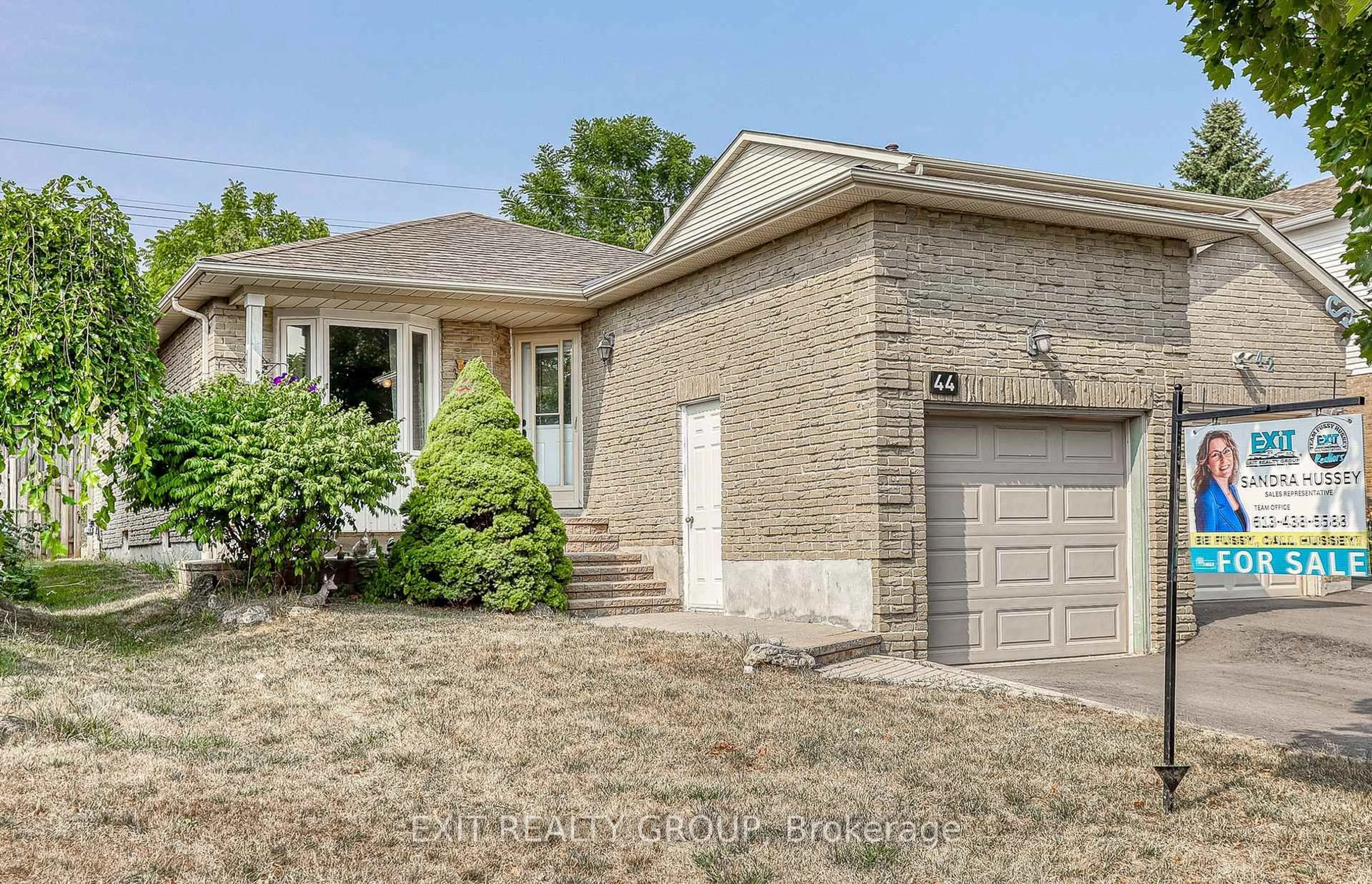 Home with brick exterior material, street for 44 Angus Dr, Ajax Ontario L1S 5C3