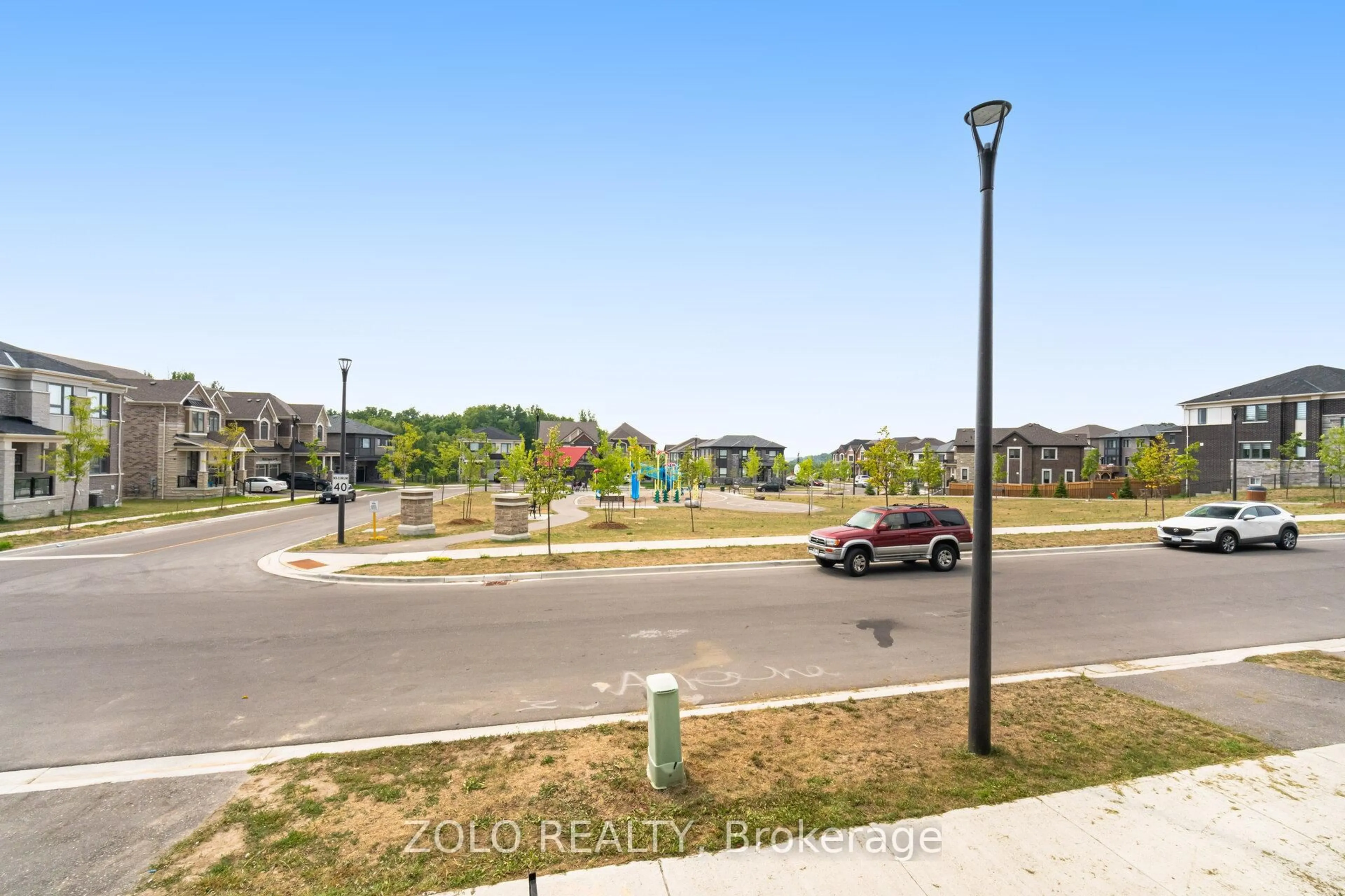 A pic from outside/outdoor area/front of a property/back of a property/a pic from drone, street for 1402 Stillmeadow Lane, Pickering Ontario L1X 0N5