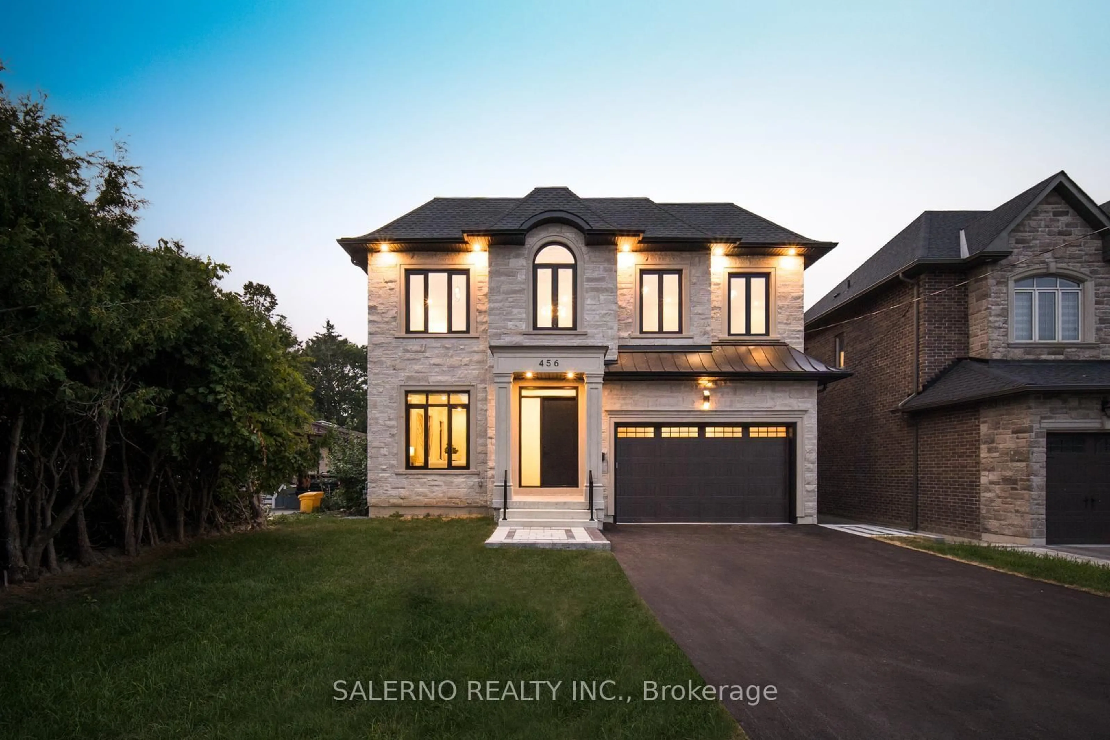 Home with brick exterior material, building for 456 Toynevale Rd, Pickering Ontario L1W 2H1
