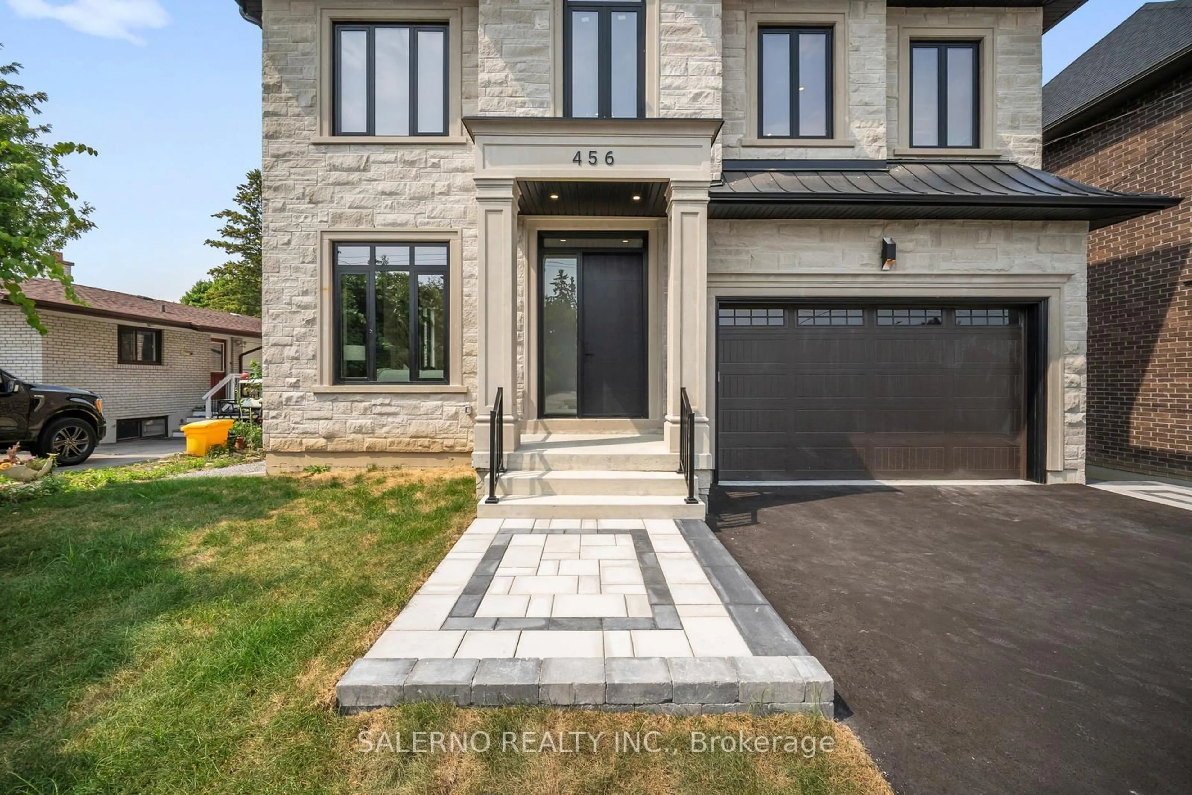 Home with brick exterior material, street for 456 Toynevale Rd, Pickering Ontario L1W 2H1