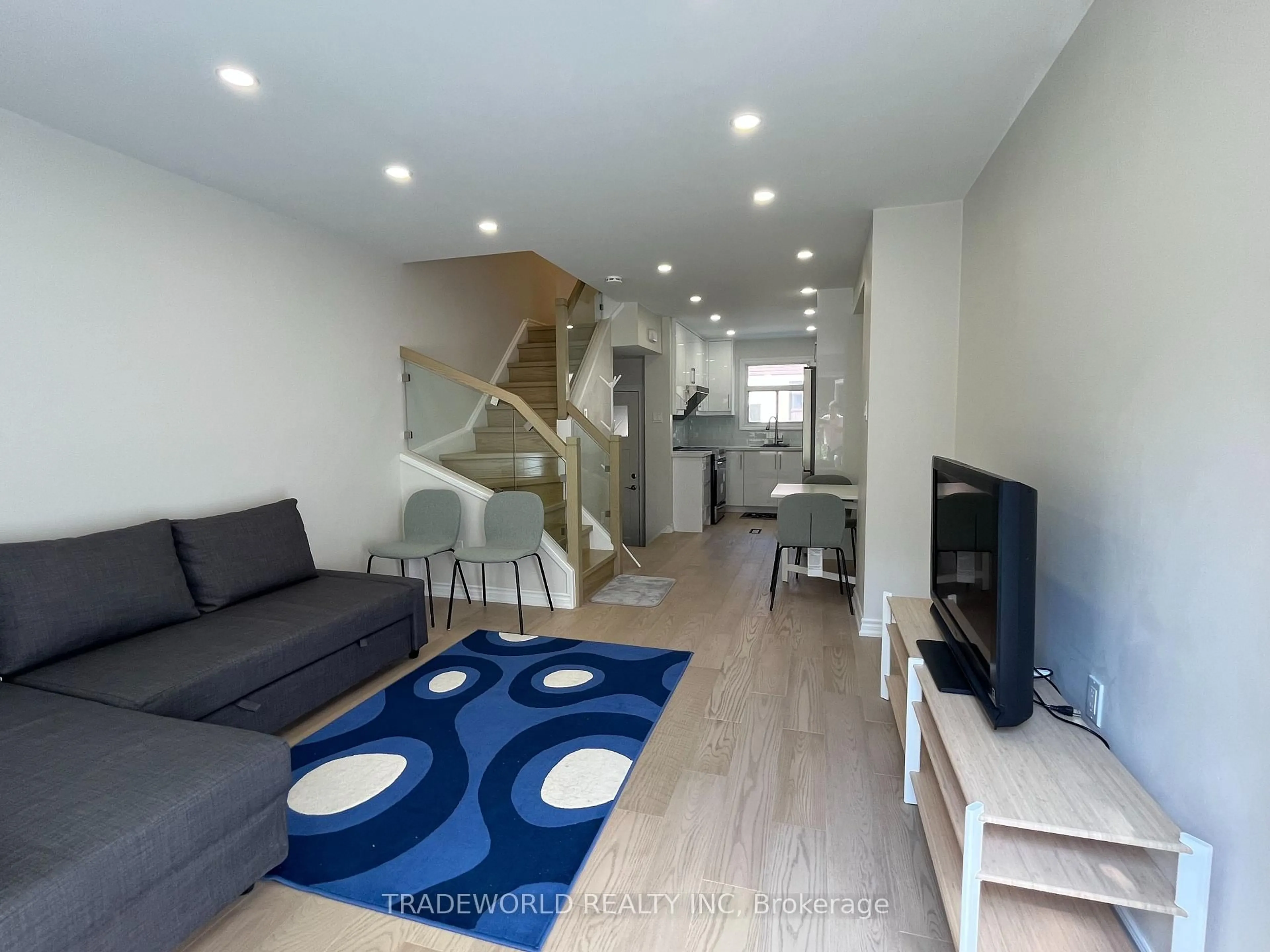 Living room with furniture, unknown for 275 Broadview Ave #169, Toronto Ontario M4M 3H5