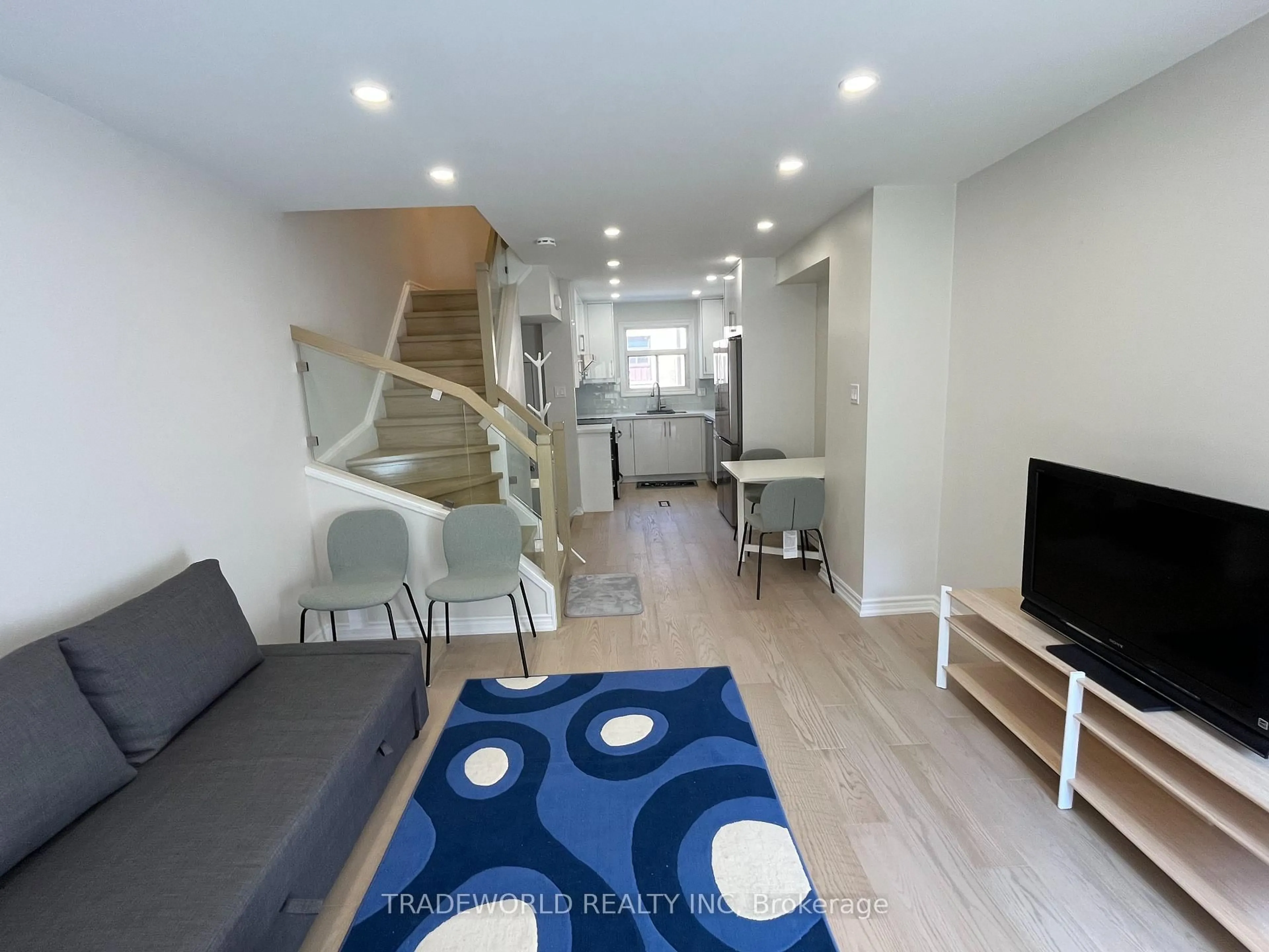 Living room with furniture, unknown for 275 Broadview Ave #169, Toronto Ontario M4M 3H5
