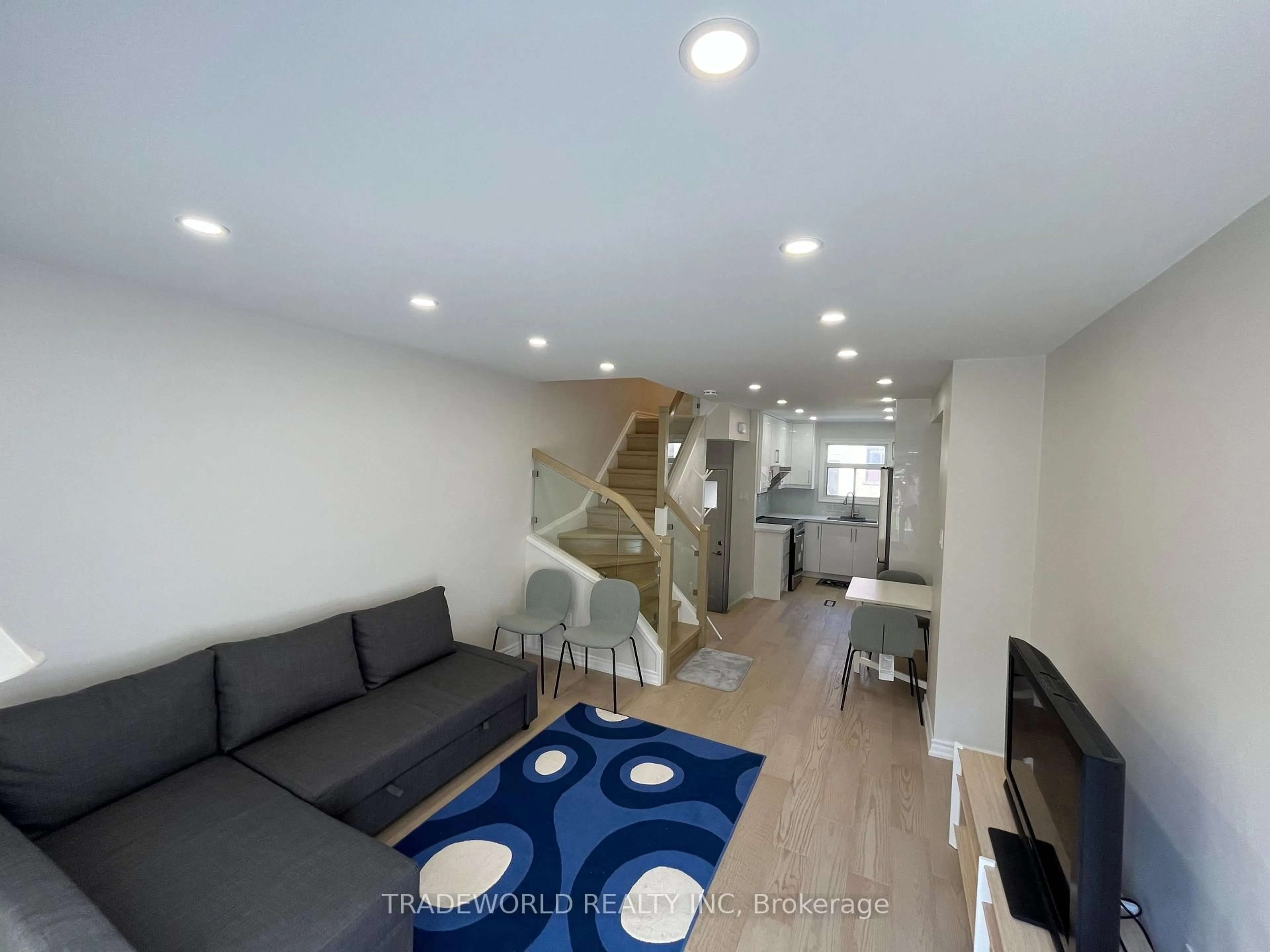 Living room with furniture, unknown for 275 Broadview Ave #169, Toronto Ontario M4M 3H5