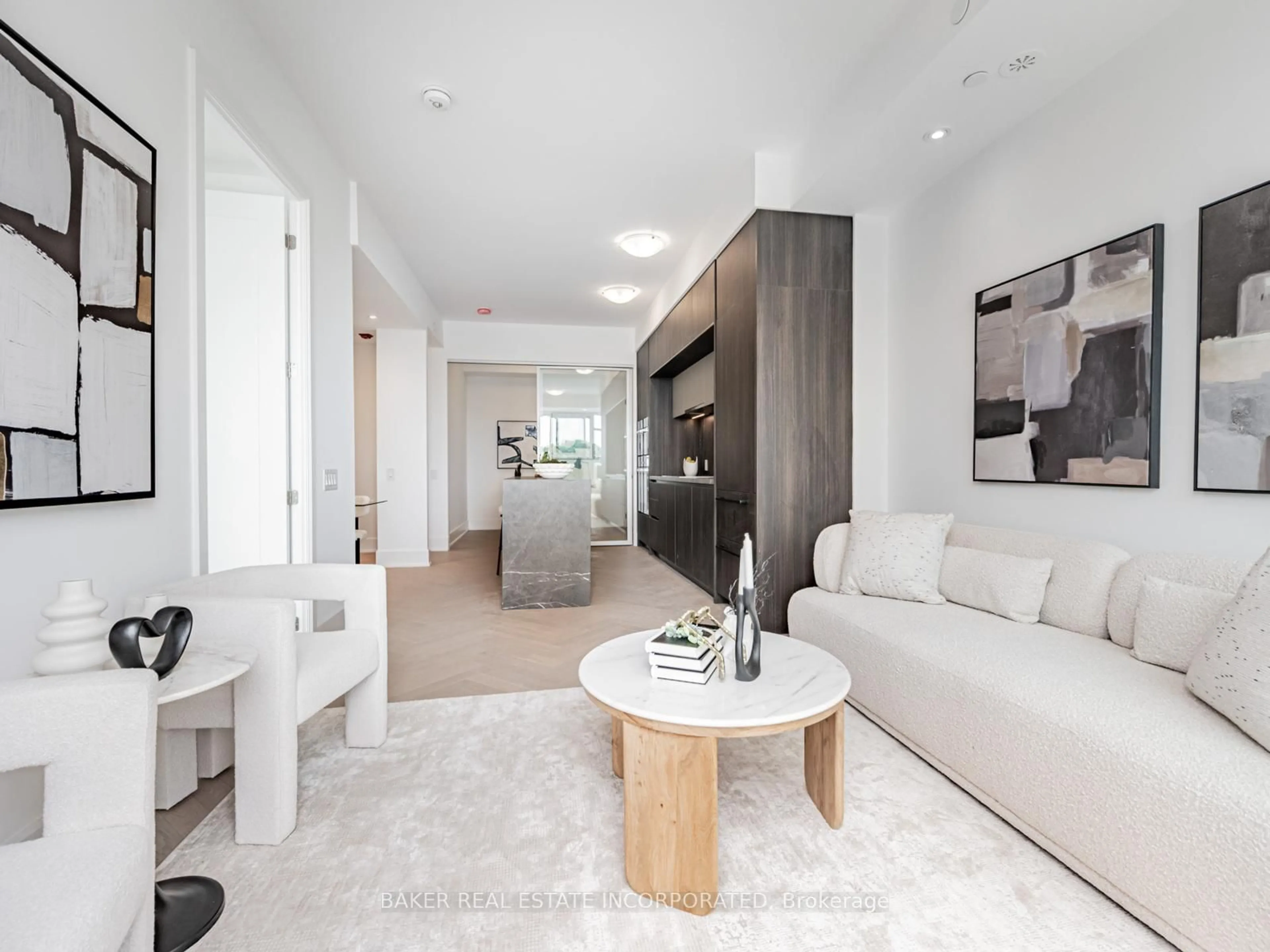 Living room with furniture, unknown for 800 Broadview Ave #502, Toronto Ontario M4K 2P7