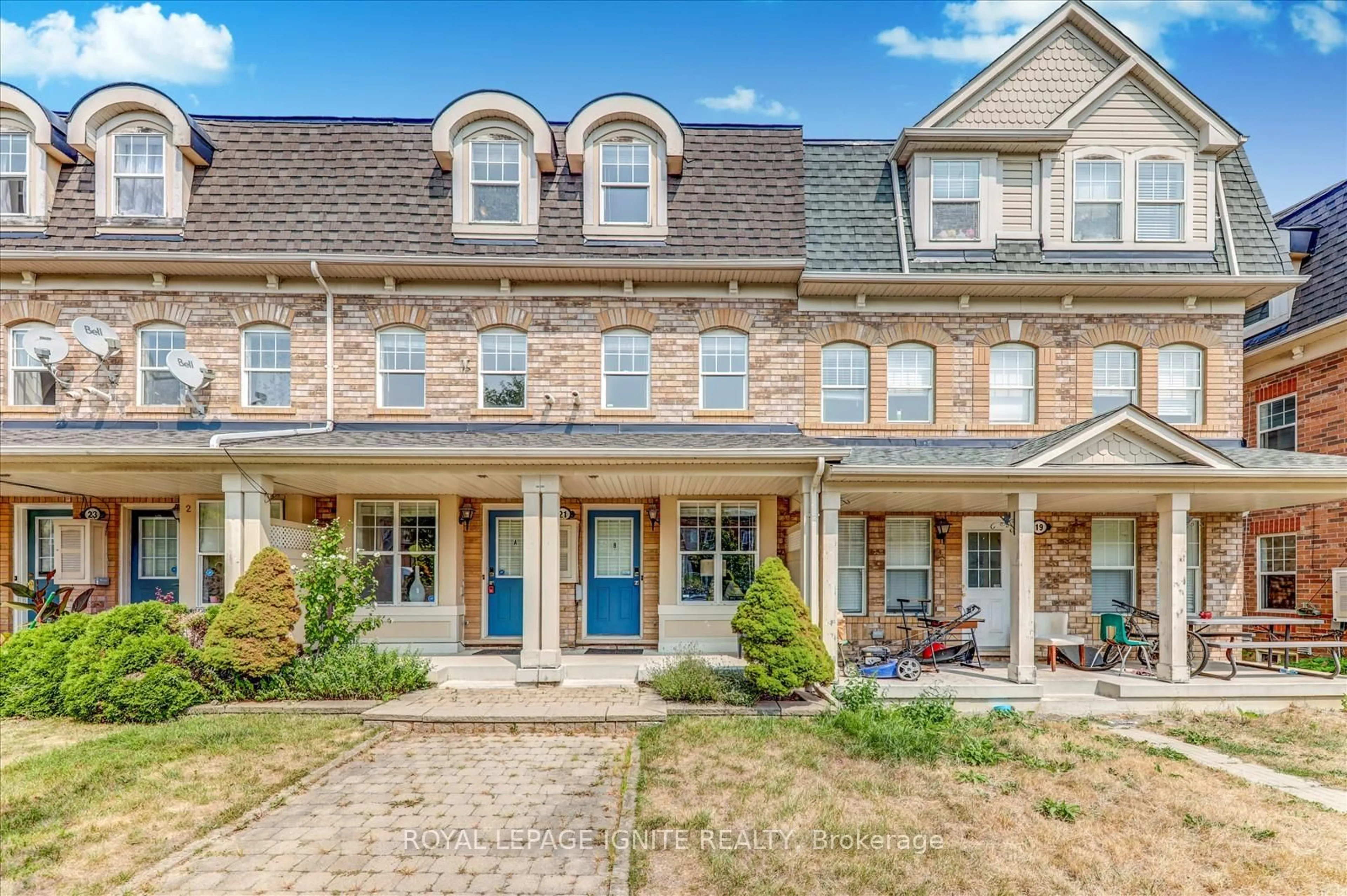 Home with brick exterior material, street for 21 Ecopark Gate, Toronto Ontario M1B 6G8
