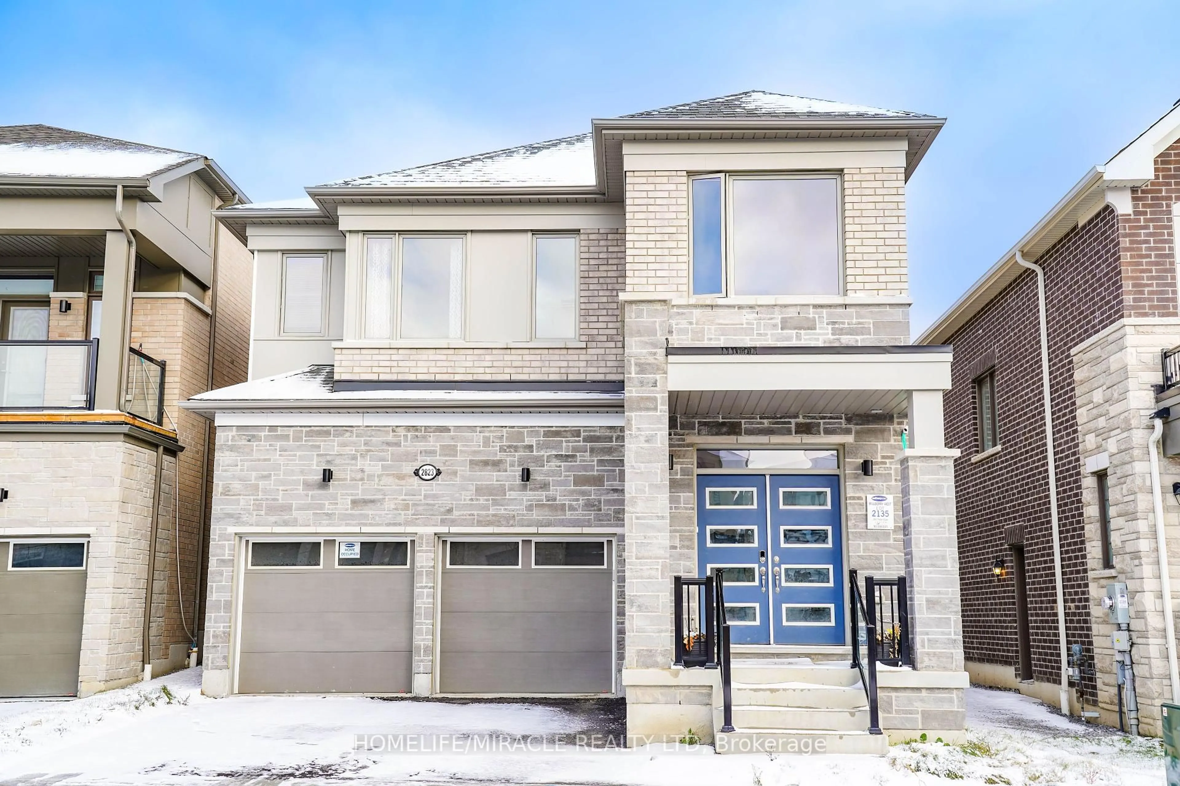 Home with brick exterior material, street for 2823 Foxden Sq, Pickering Ontario L0H 1J0
