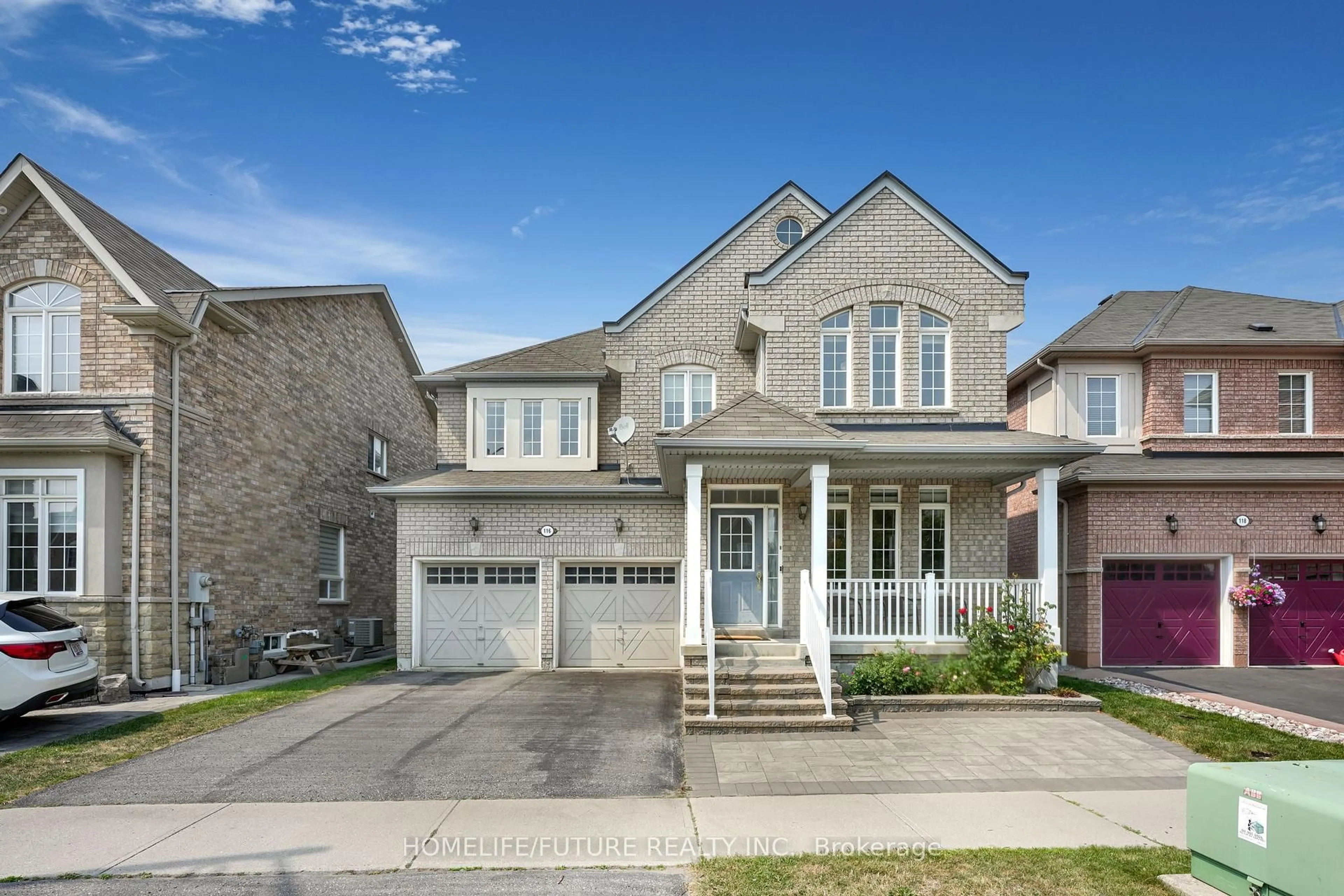 Home with brick exterior material, street for 116 Haskell St, Ajax Ontario L1T 0E3