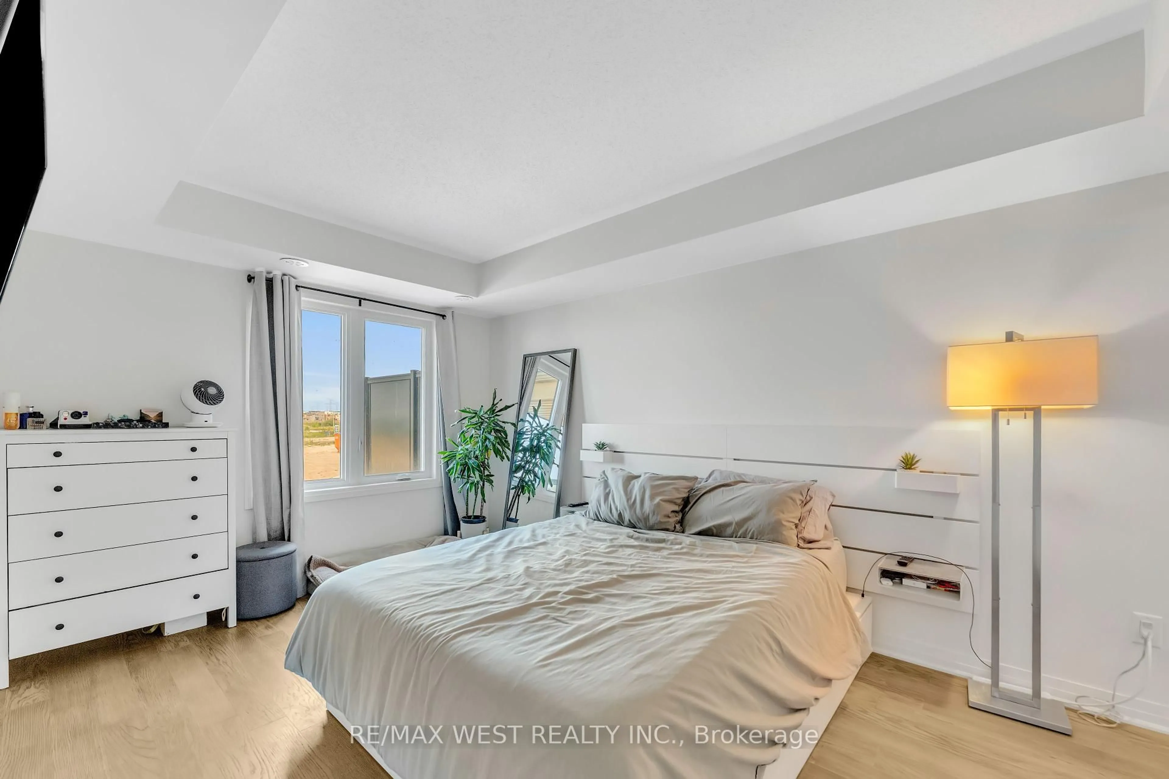 Bedroom with bed, unknown for 7B Lookout Dr, Clarington Ontario L1C 7E9