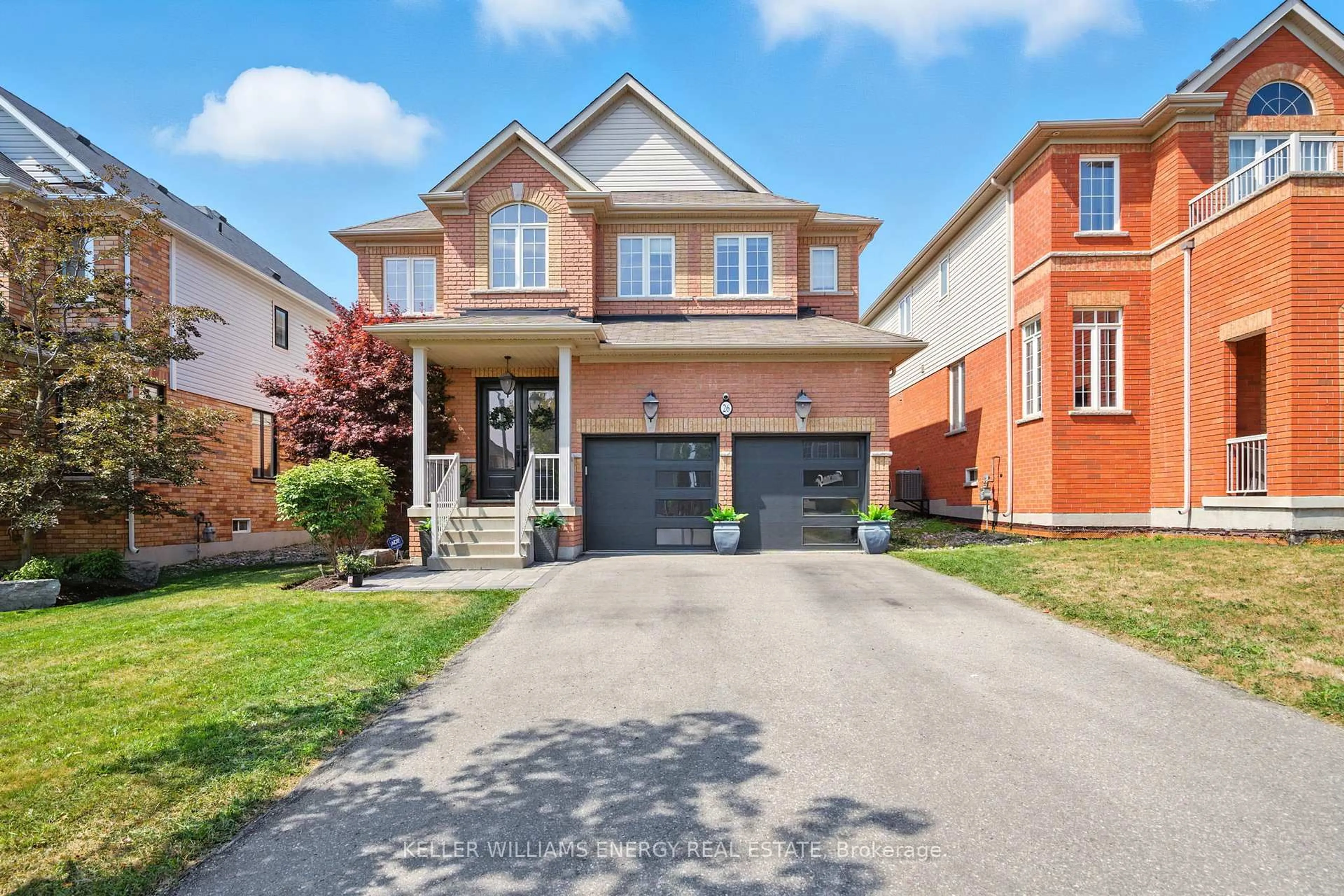 Home with brick exterior material, street for 26 Kersey Cres, Clarington Ontario L1E 0A5