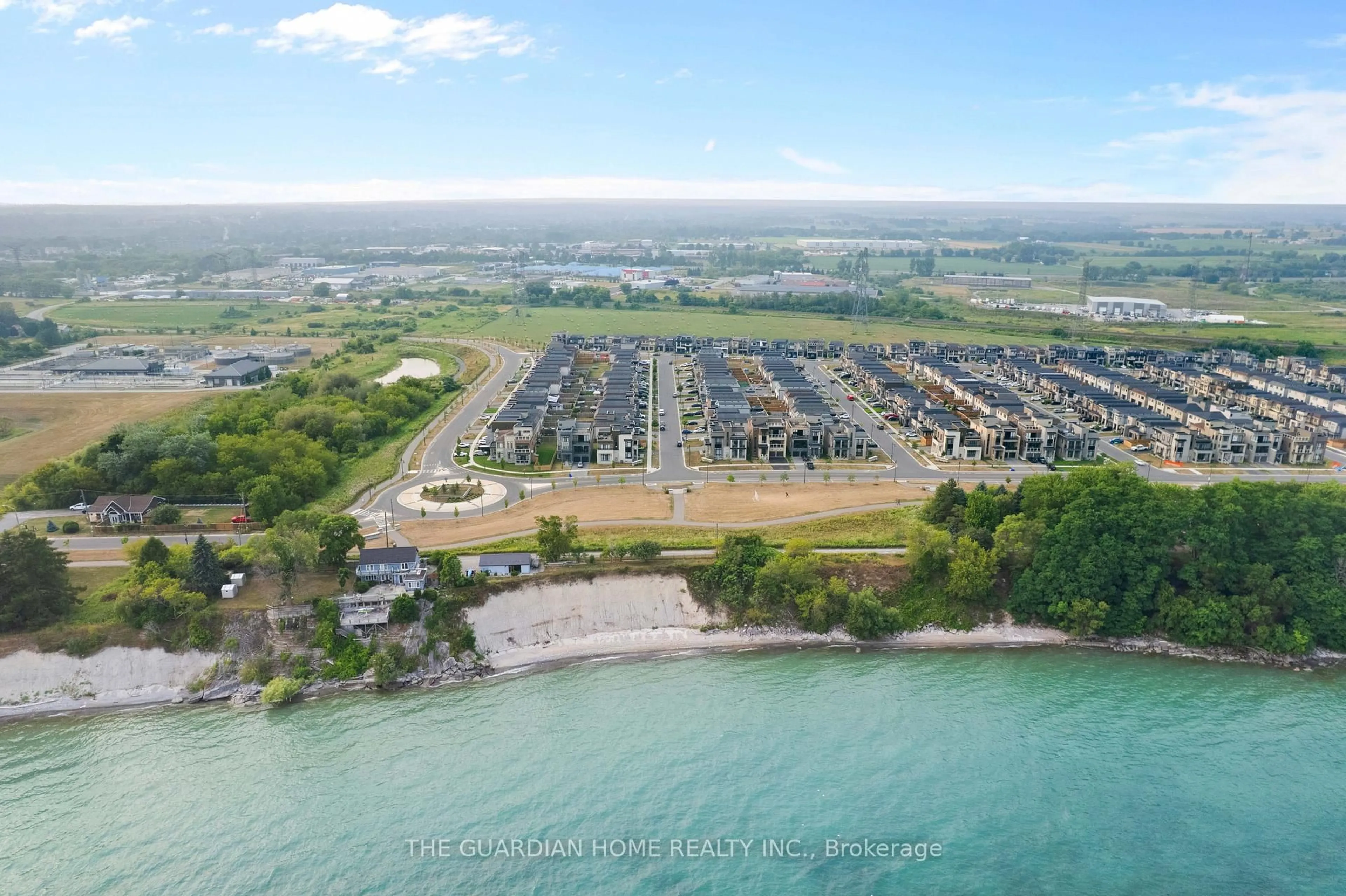 A pic from outside/outdoor area/front of a property/back of a property/a pic from drone, water/lake/river/ocean view for 167 Yacht Dr, Clarington Ontario L1C 1Z8