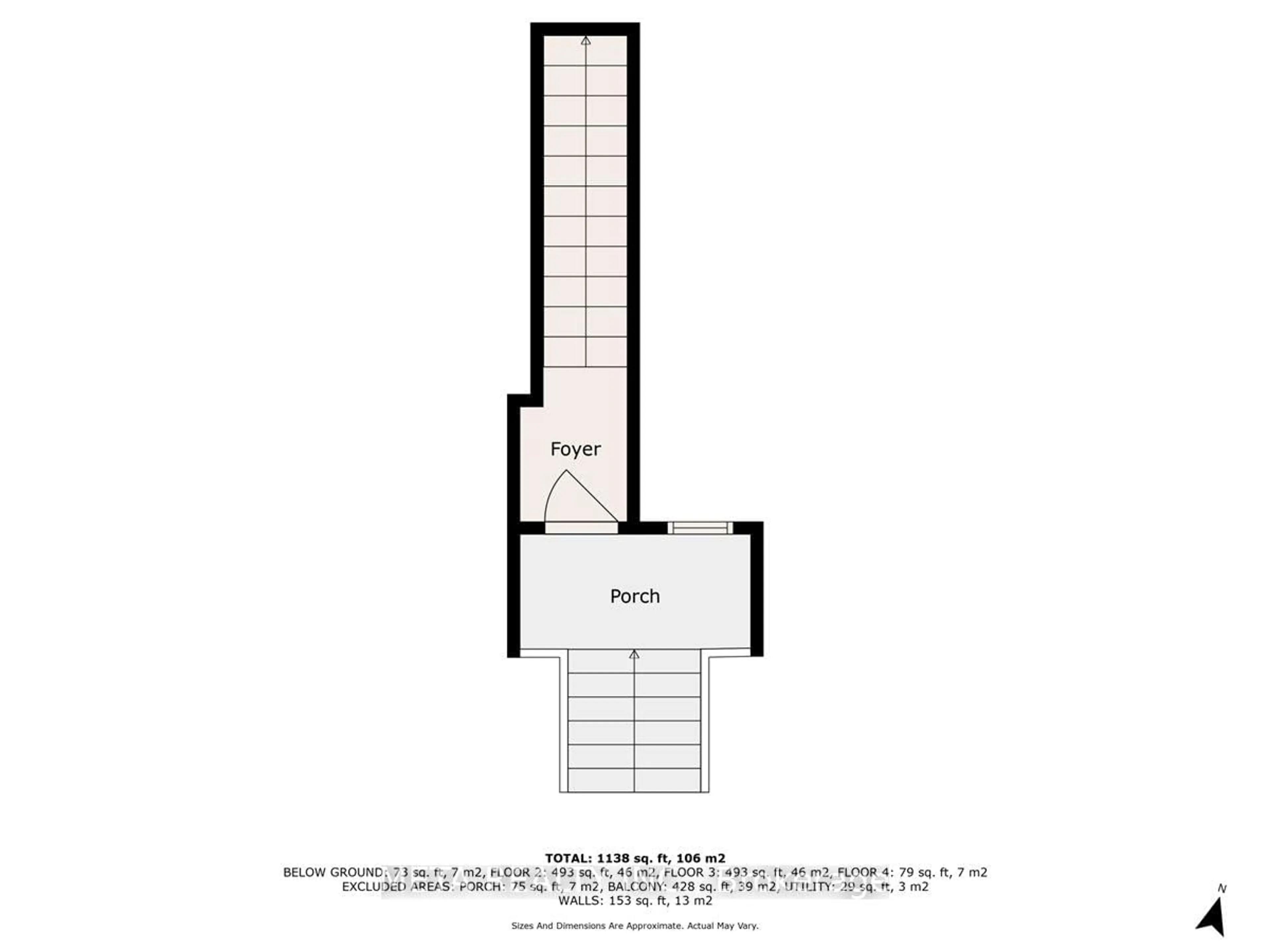 Floor plan for 1460 Whites Rd #220, Pickering Ontario L1V 0E8