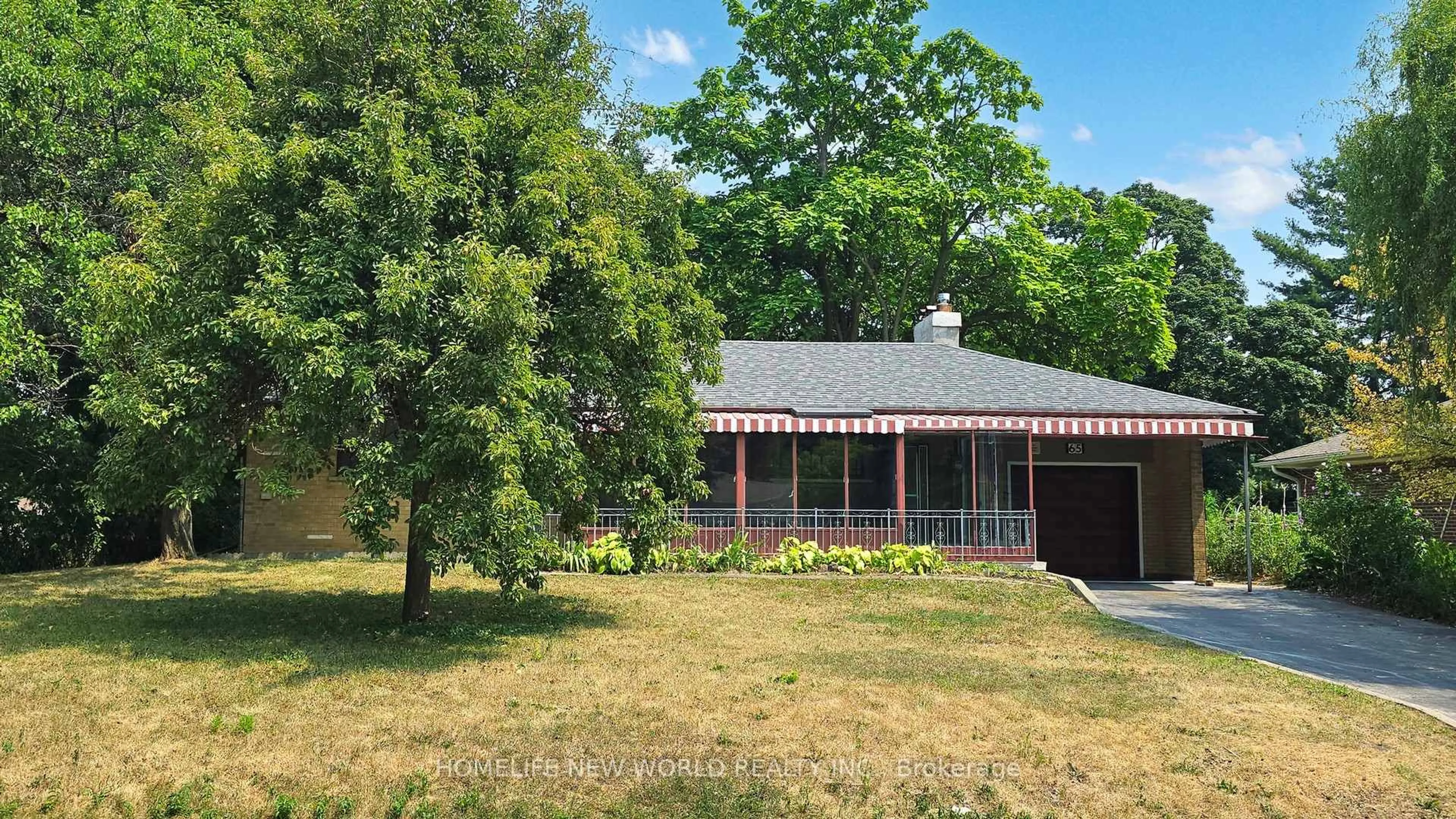 A pic from outside/outdoor area/front of a property/back of a property/a pic from drone, unknown for 65 Donalda Cres, Toronto Ontario M1S 1N8