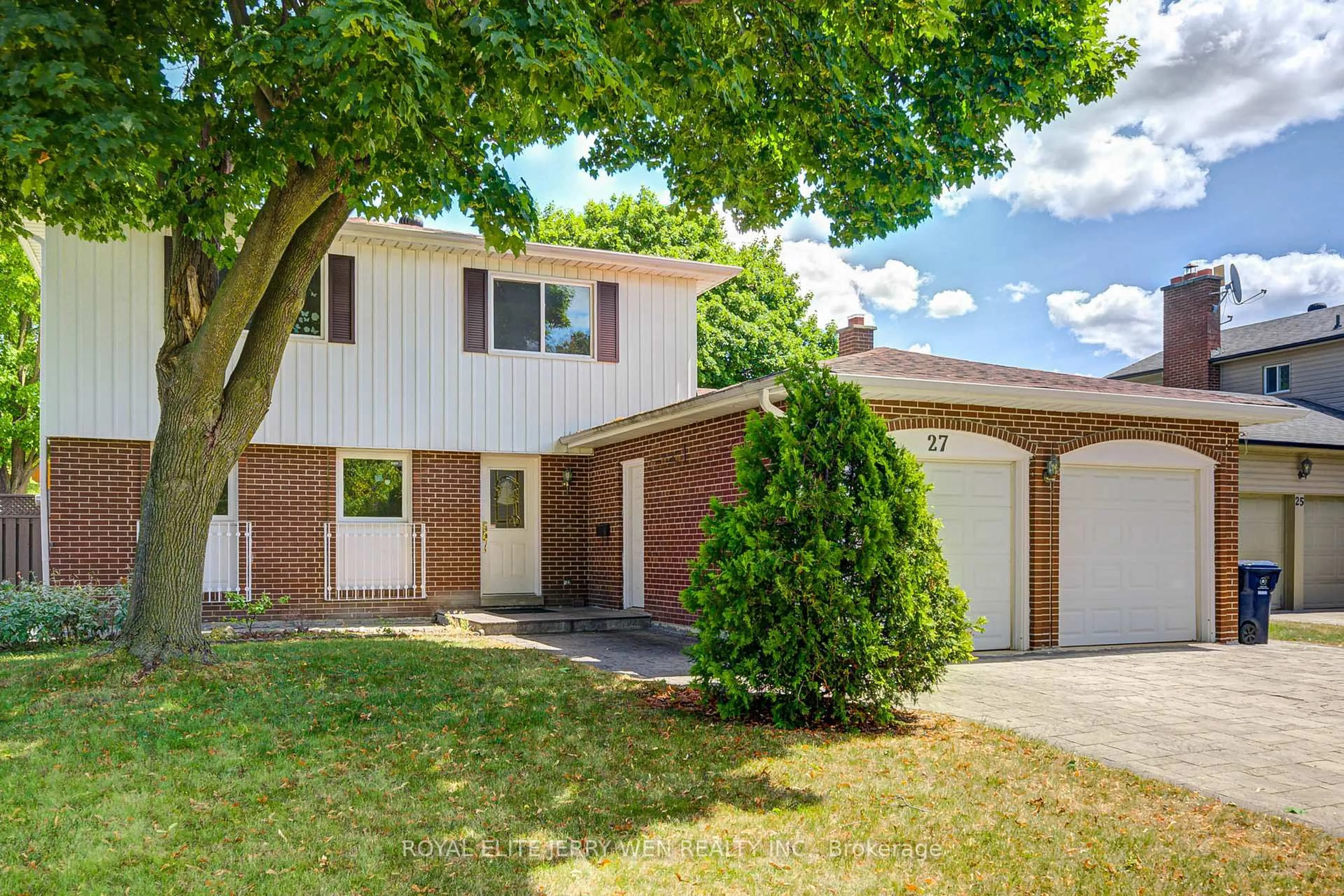 Home with brick exterior material, street for 27 Dalbret Cres, Toronto Ontario M1T 2X2