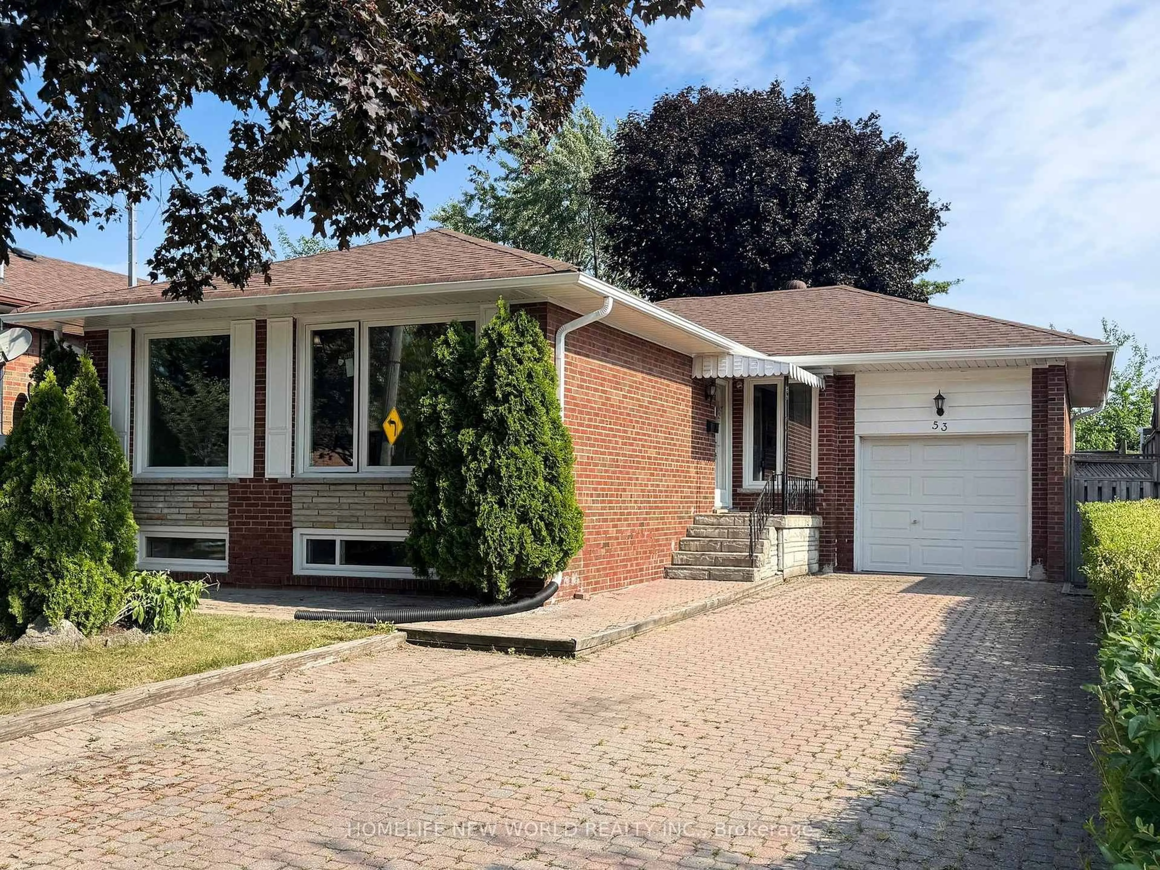 Home with brick exterior material, street for 53 Beacham Cres, Toronto Ontario M1T 1M9