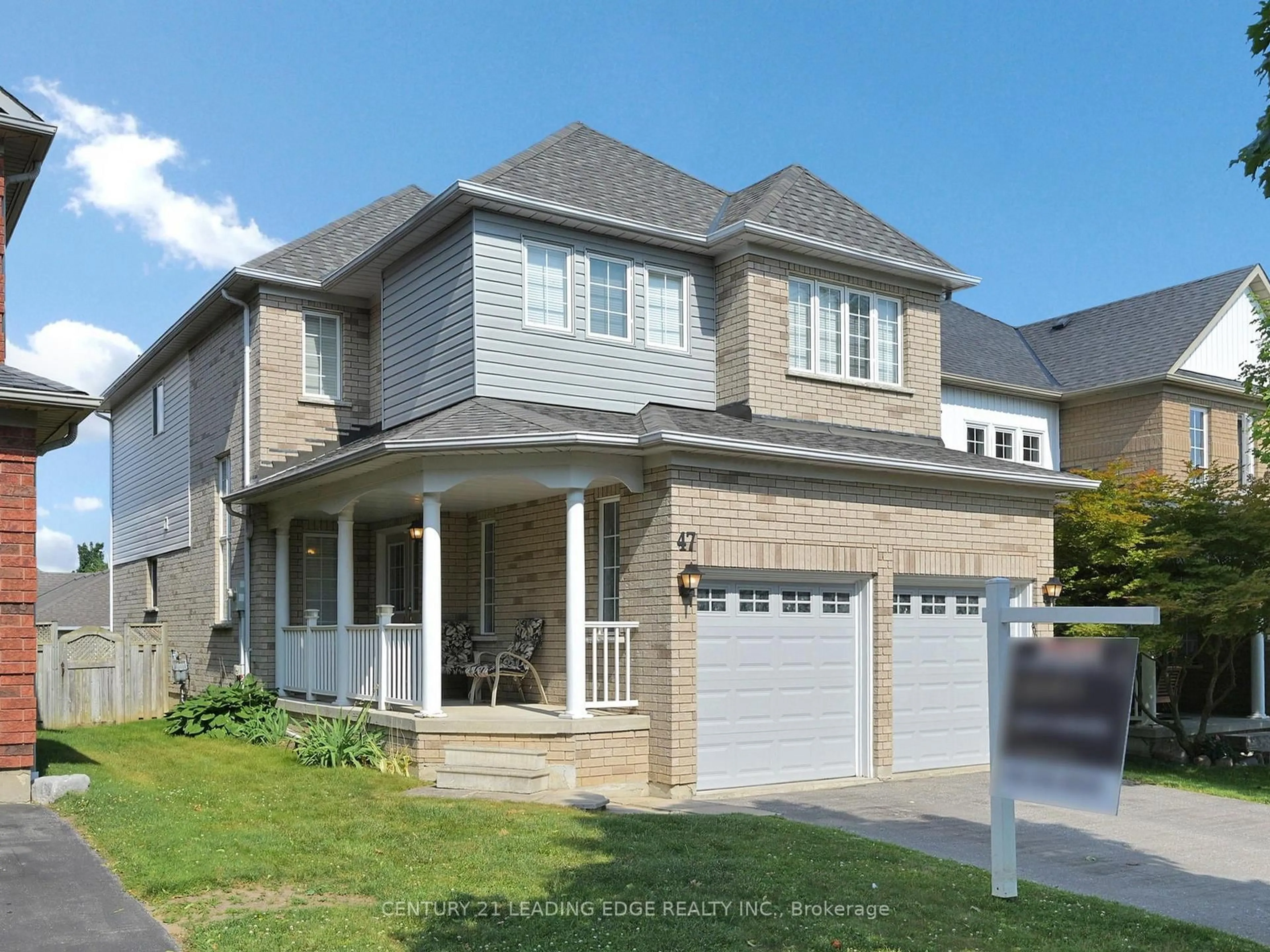 Home with brick exterior material, street for 47 Thames Dr, Whitby Ontario L1R 2R1