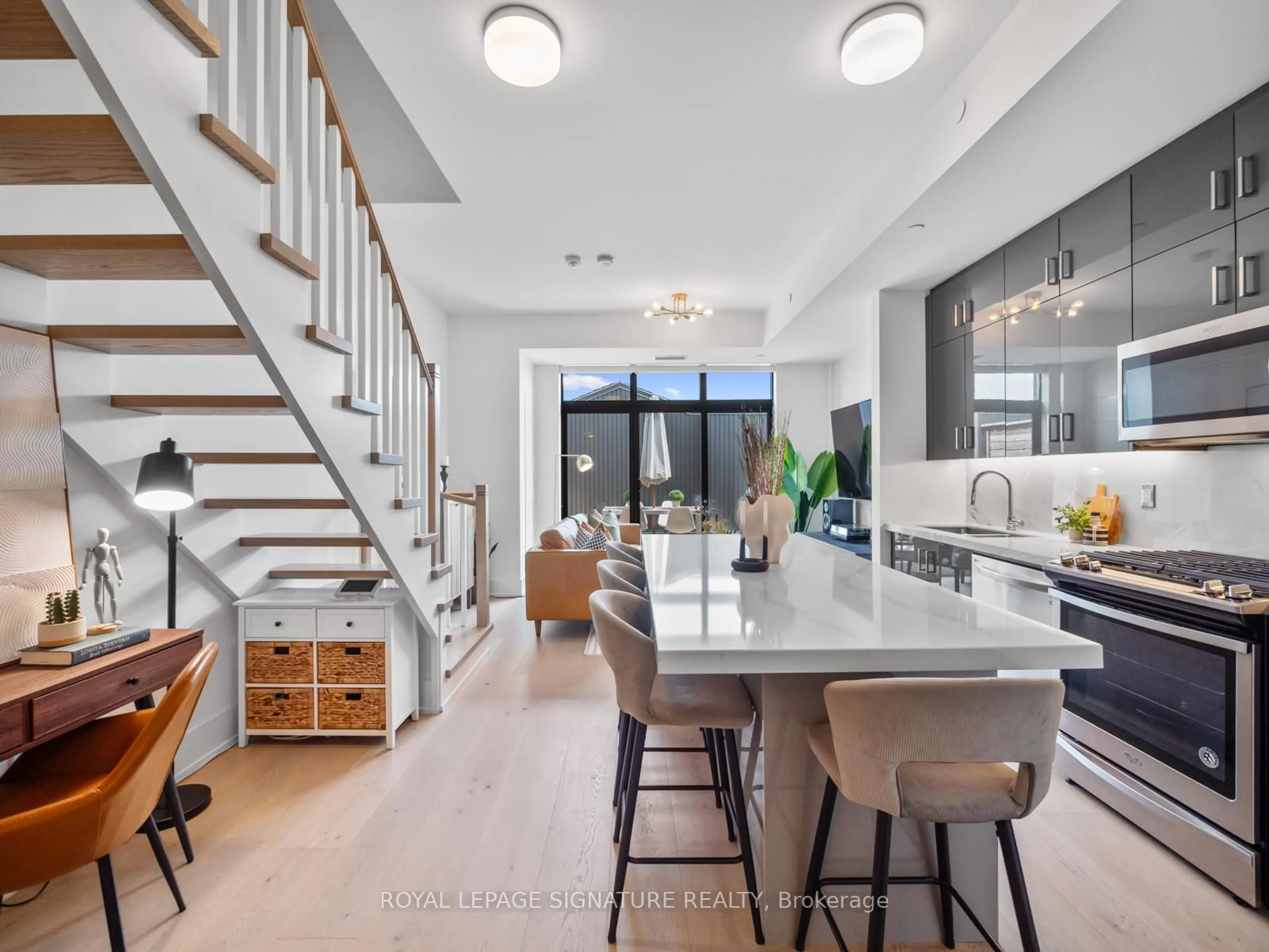 Open concept kitchen, unknown for 14 Dewhurst Blvd #406, Toronto Ontario M4J 3H9