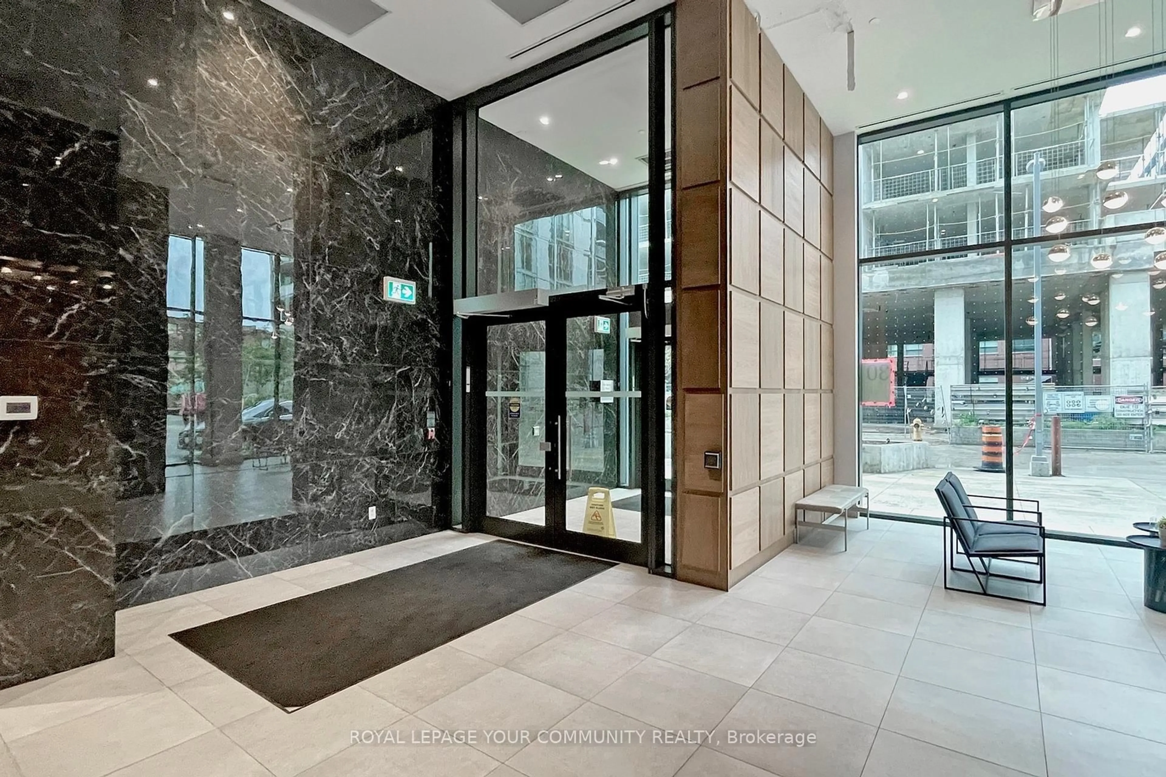 Indoor foyer for 30 Baseball Pl #412, Toronto Ontario M4M 0E8