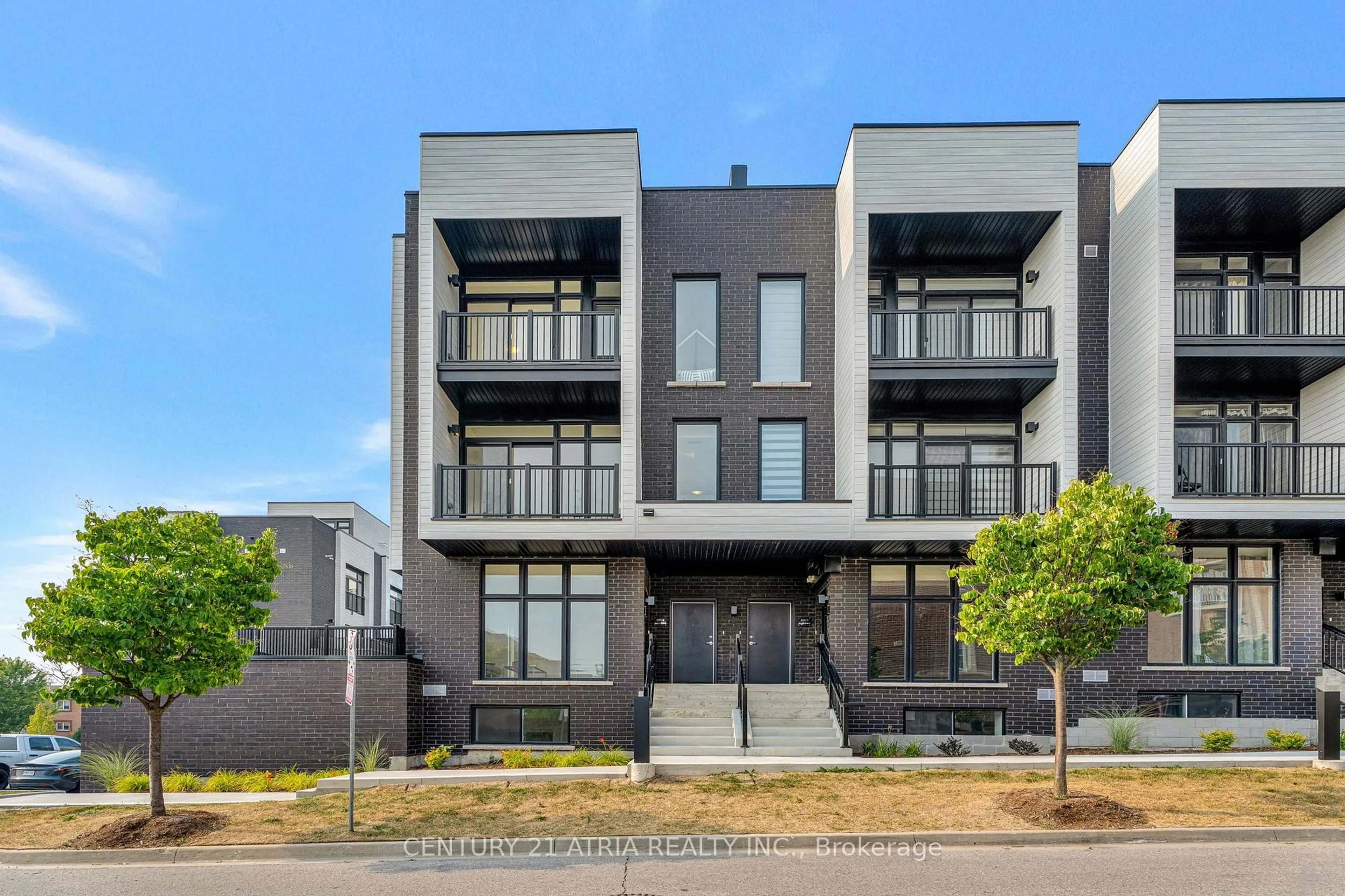 Home with brick exterior material, street for 184 Angus Dr #8, Ajax Ontario L1S 0G5