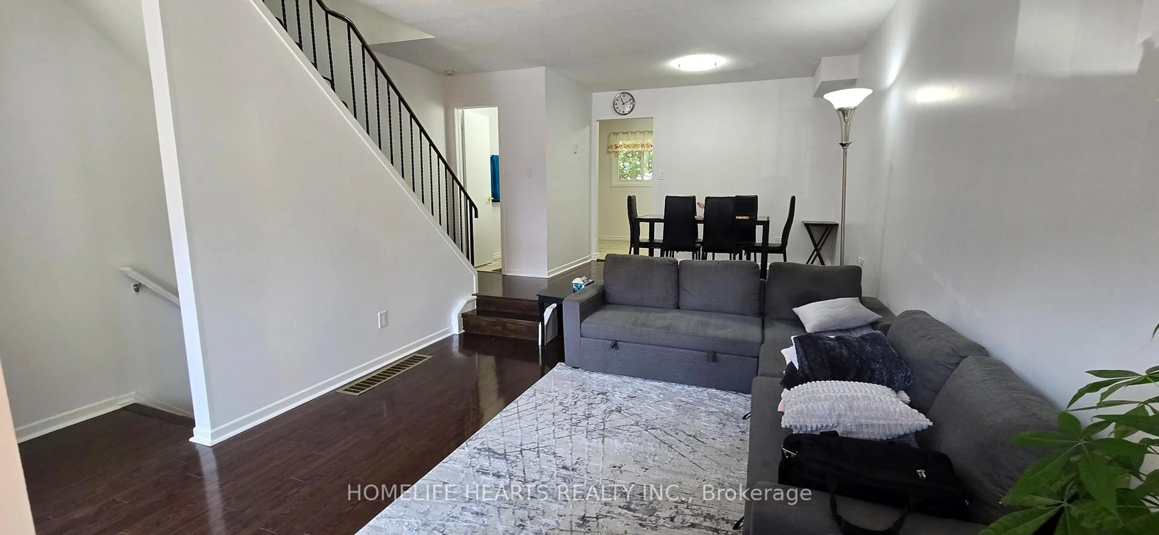 Living room with furniture, unknown for 152 Homestead Rd #24, Toronto Ontario M1E 3S2