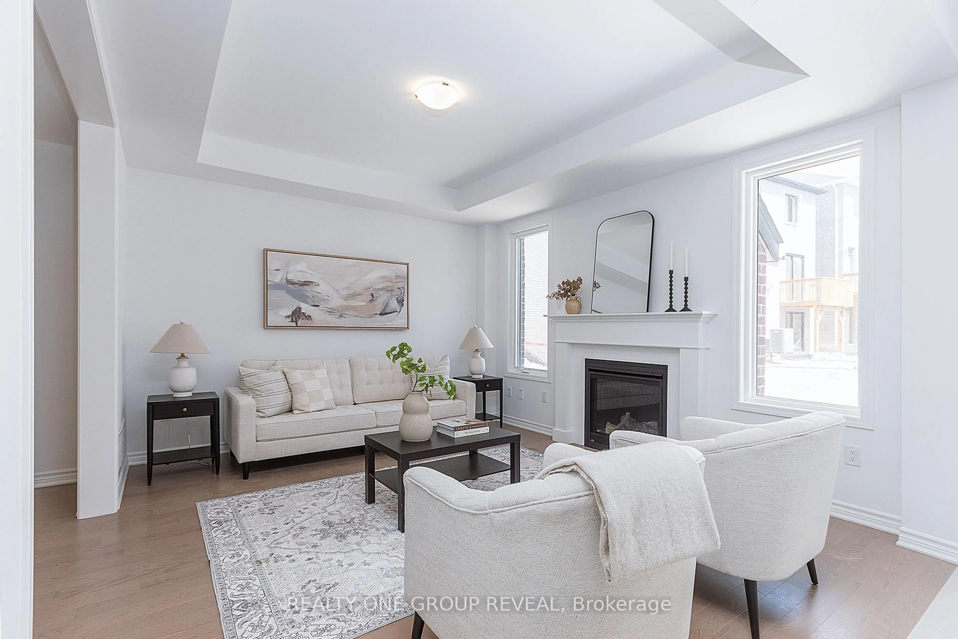 Living room with furniture, unknown for 3311 Marchington Sq, Pickering Ontario L1X 0N1