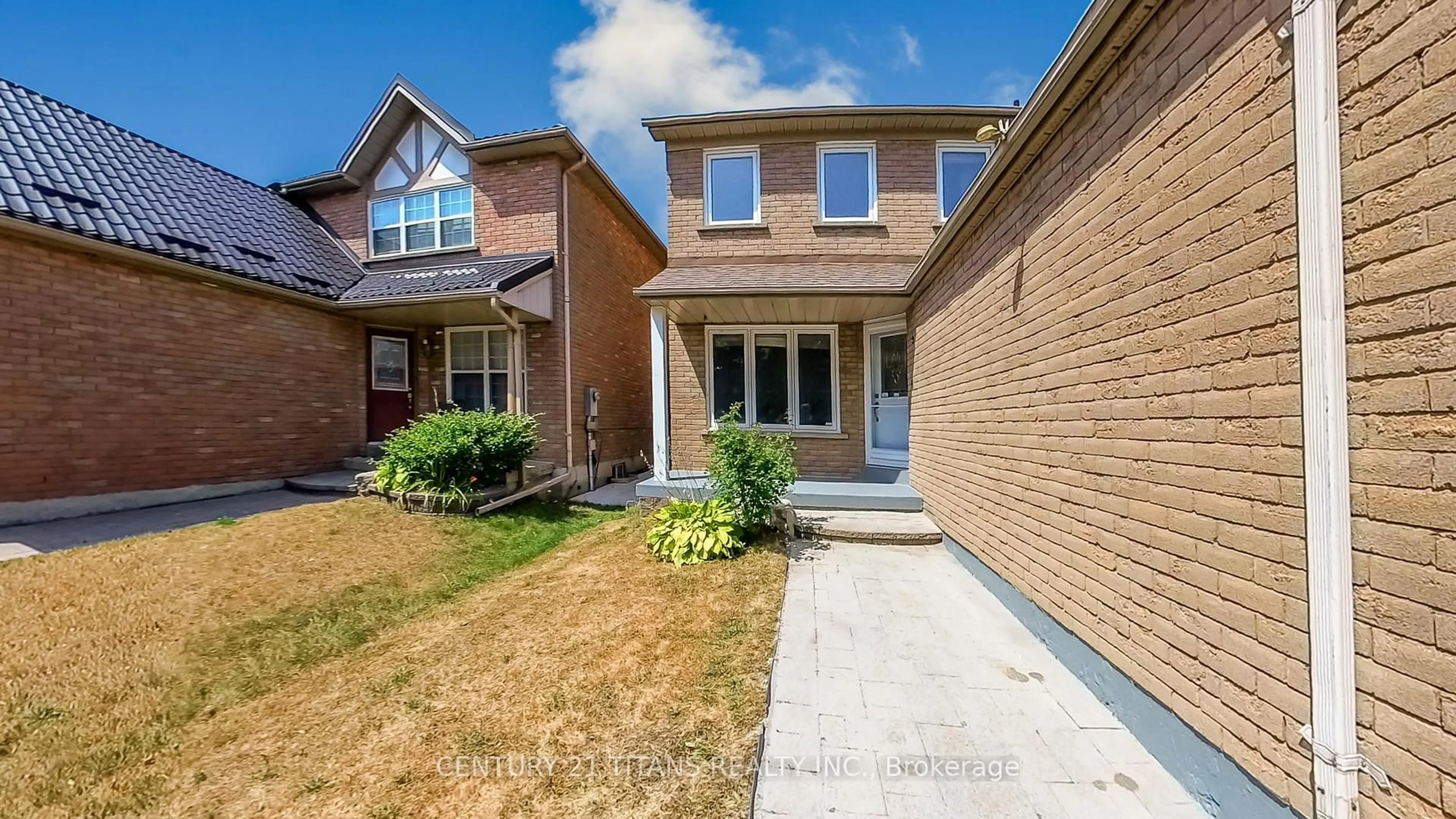 Home with brick exterior material, street for 1597 Amberlea Rd, Pickering Ontario L1V 5N8