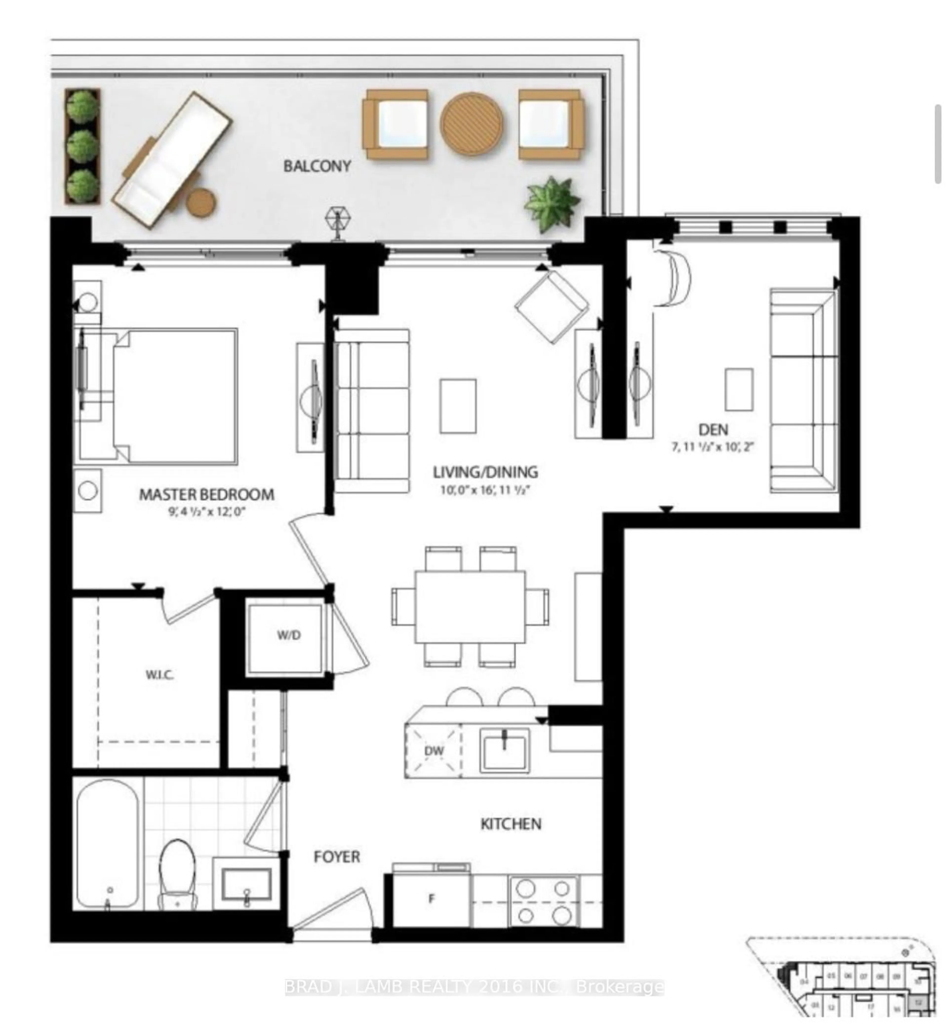 Floor plan for 3655 Kingston Rd #112, Toronto Ontario M1M 0E2