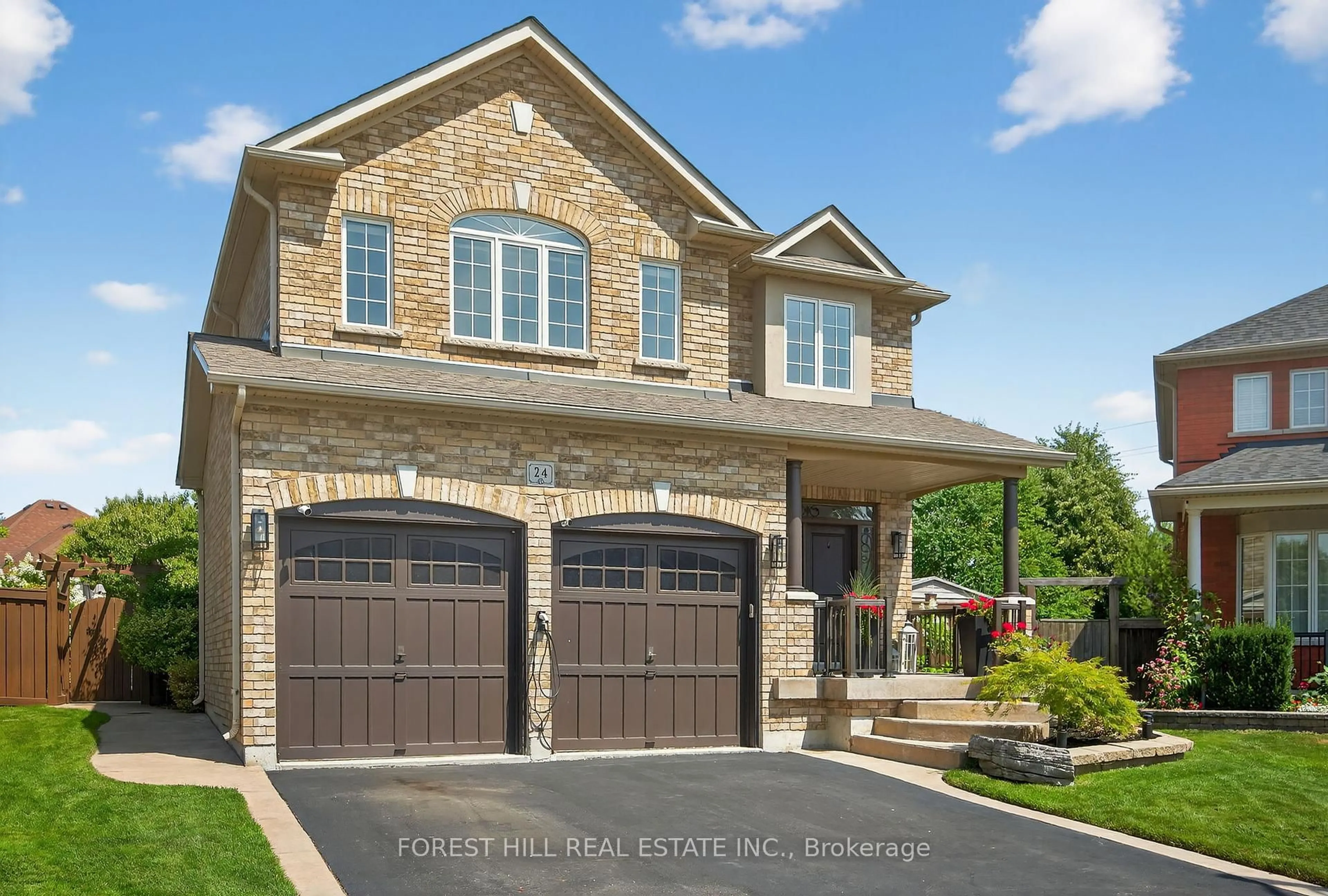 Home with brick exterior material, street for 24 Vesna Crt, Clarington Ontario L1C 0C7