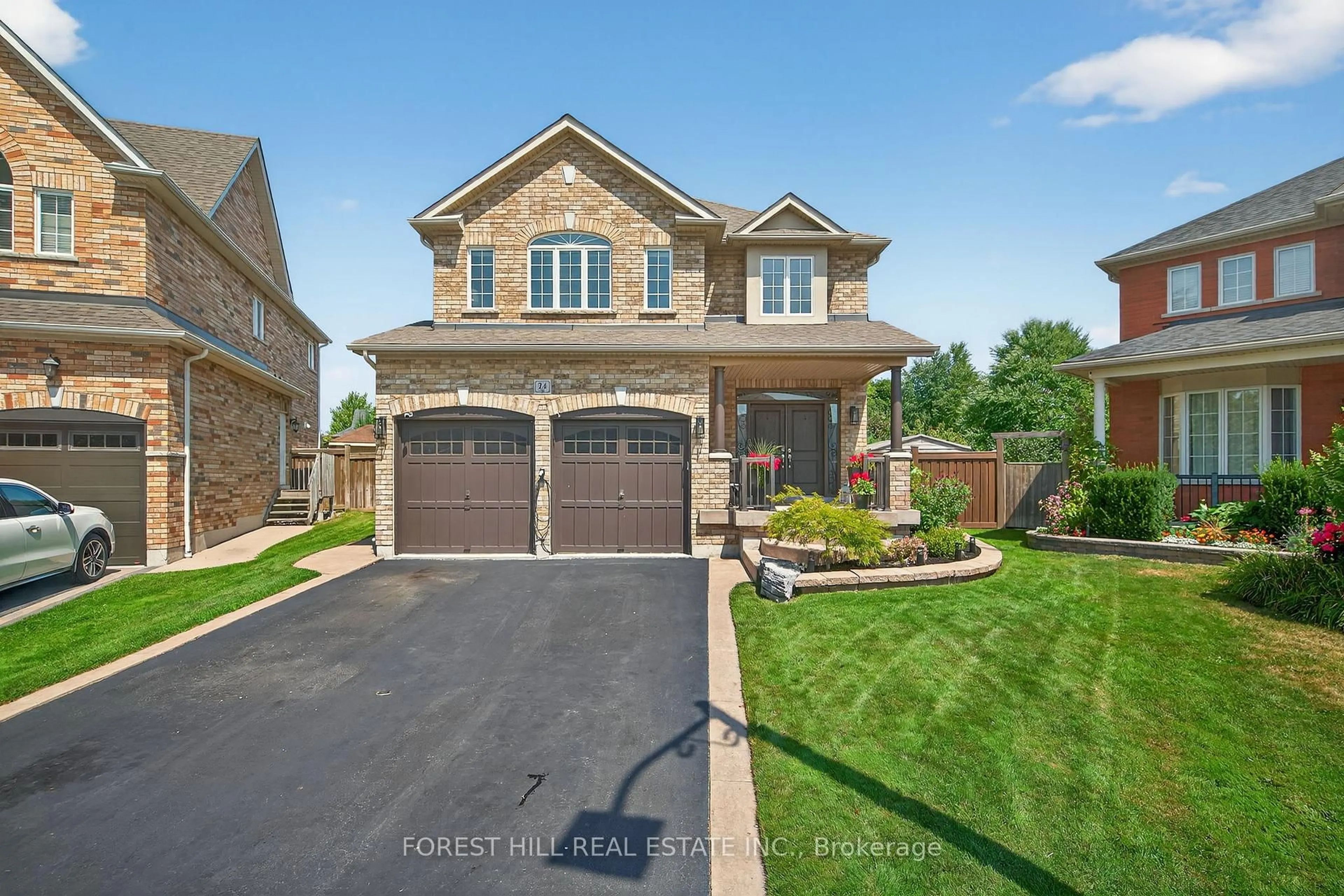 Home with brick exterior material, street for 24 Vesna Crt, Clarington Ontario L1C 0C7