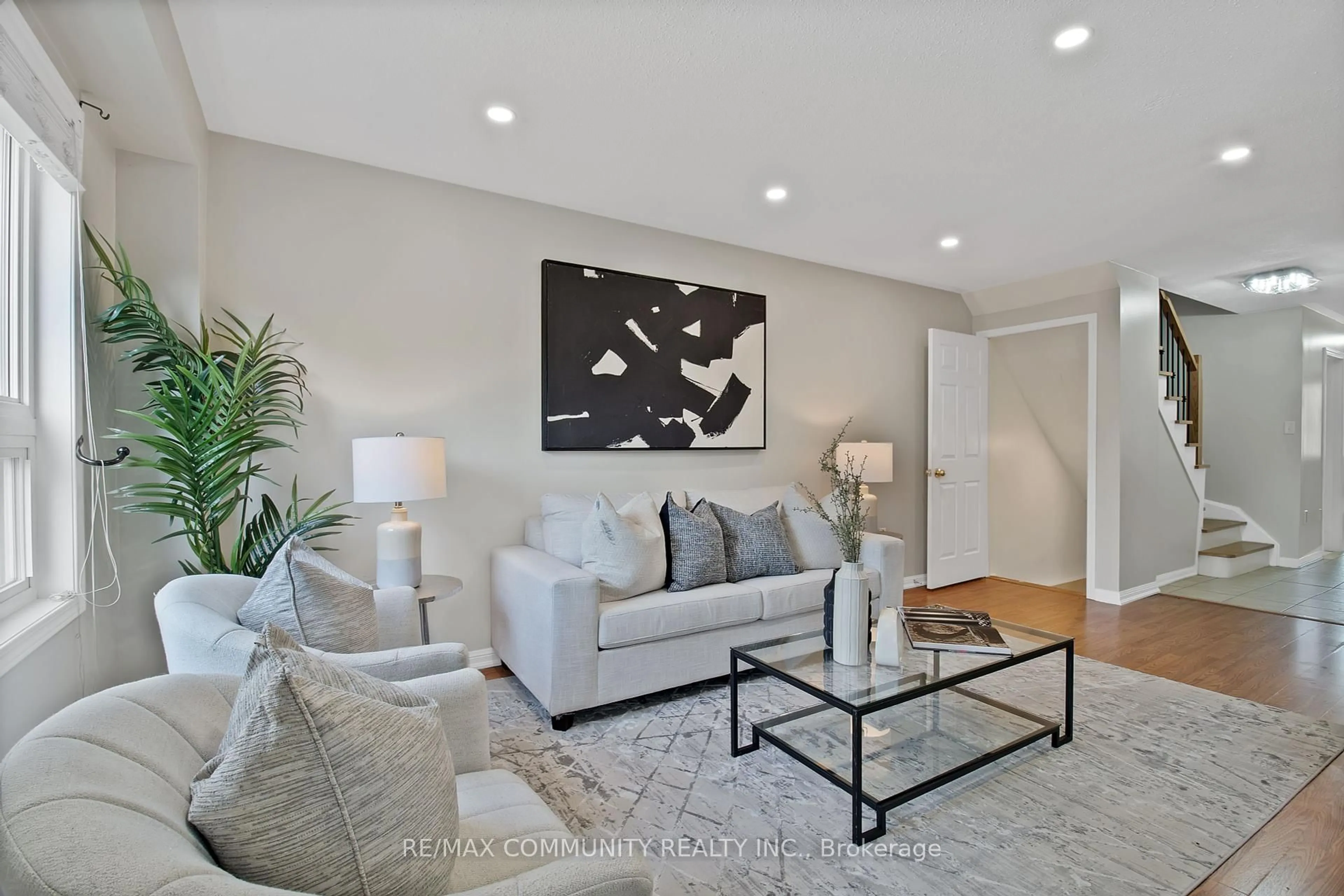 Living room with furniture, unknown for 996 Southport Dr, Oshawa Ontario L1H 8A3