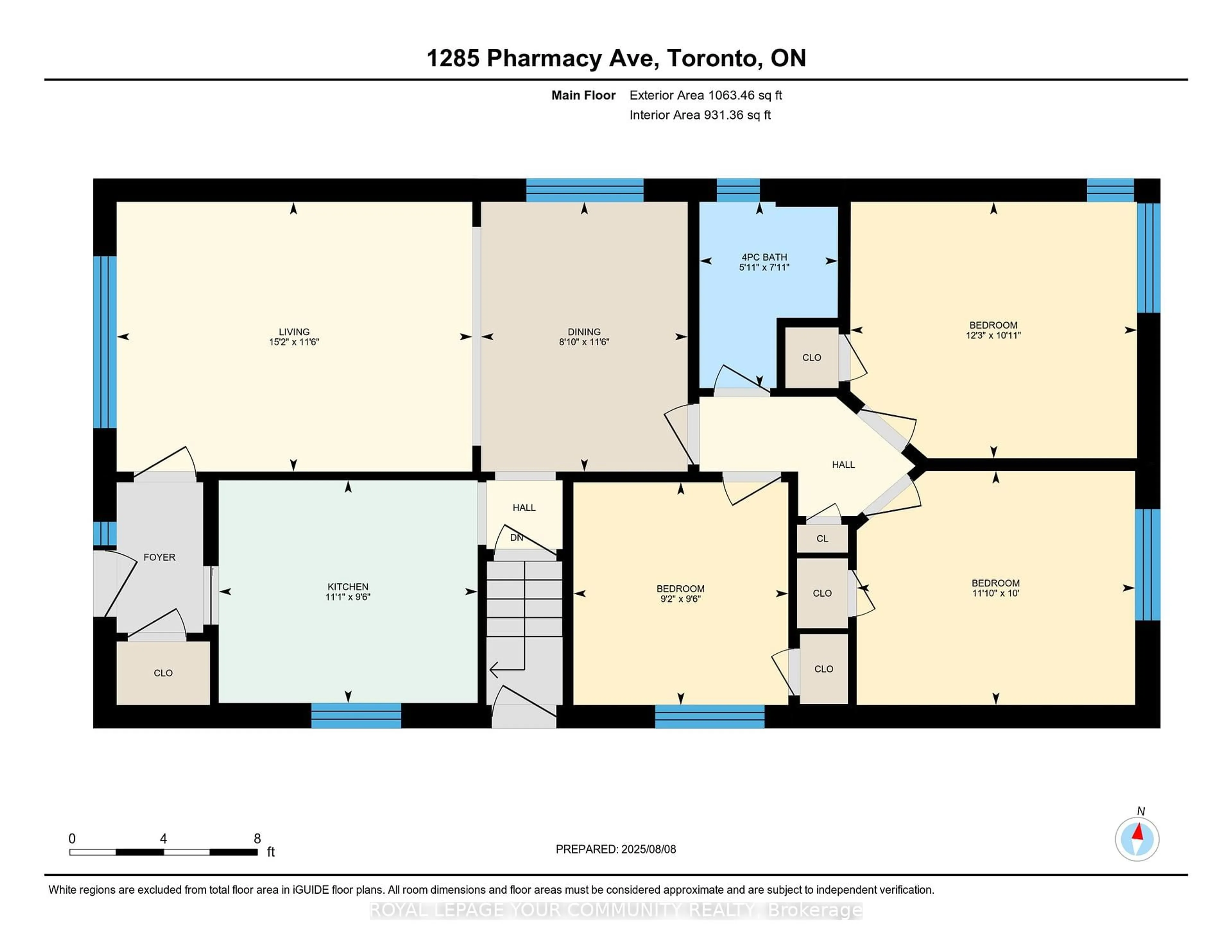 Floor plan for 1285 PHARMACY Ave, Toronto Ontario M1R 2J1