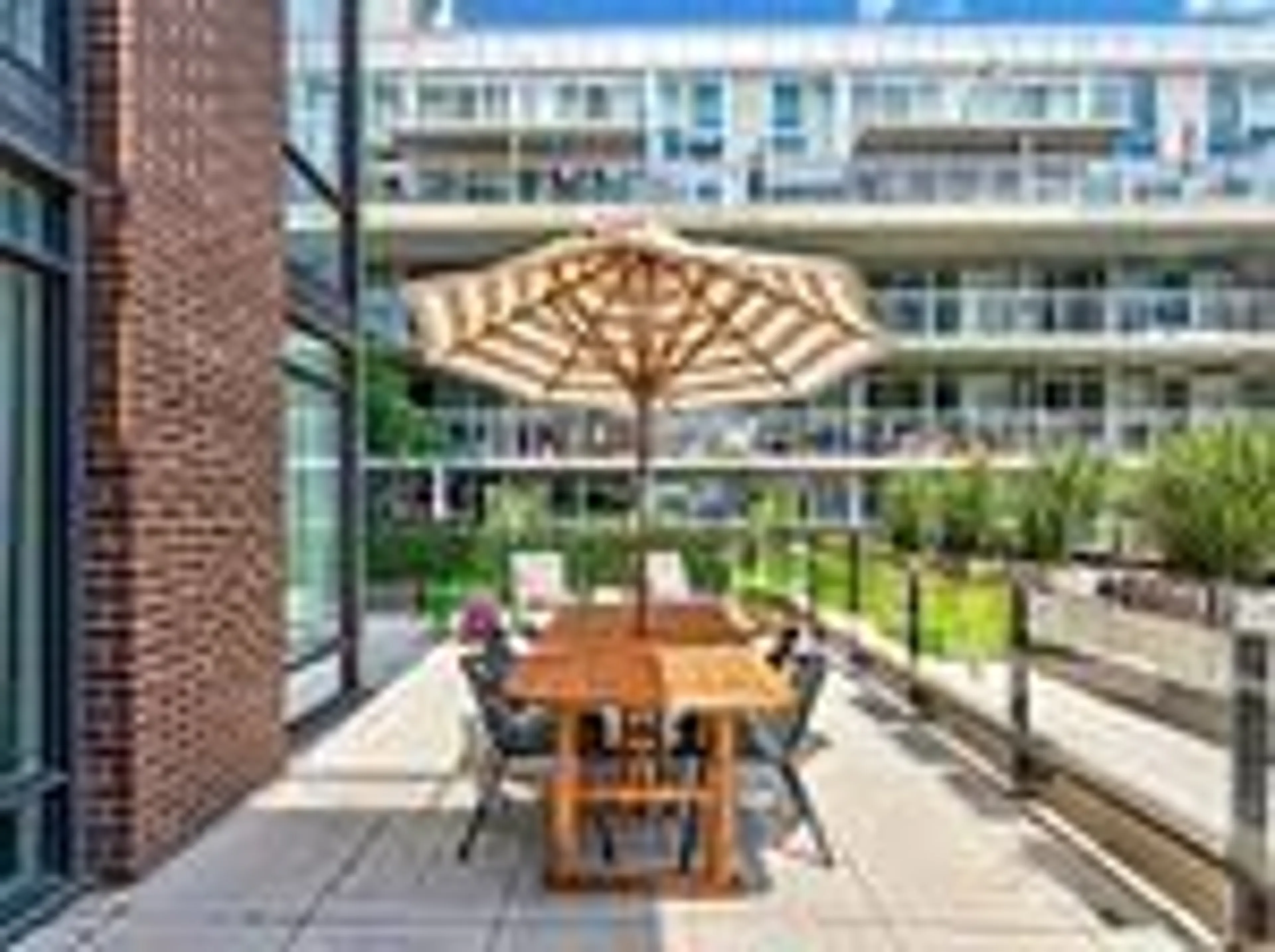 Patio, street for 45 Baseball St #208, Toronto Ontario M4M 0H1