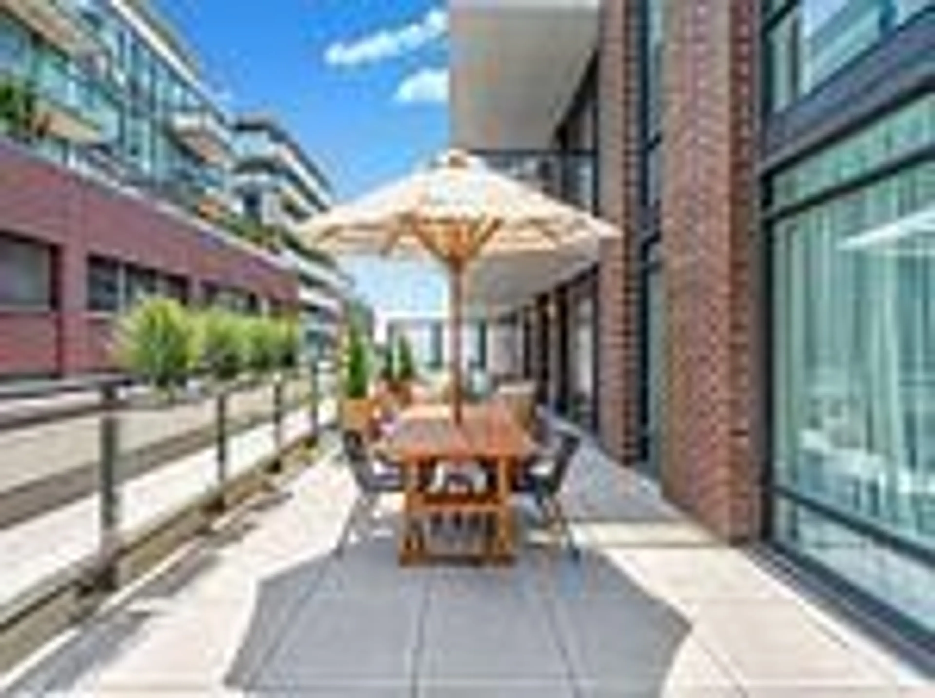 Patio, street for 45 Baseball St #208, Toronto Ontario M4M 0H1