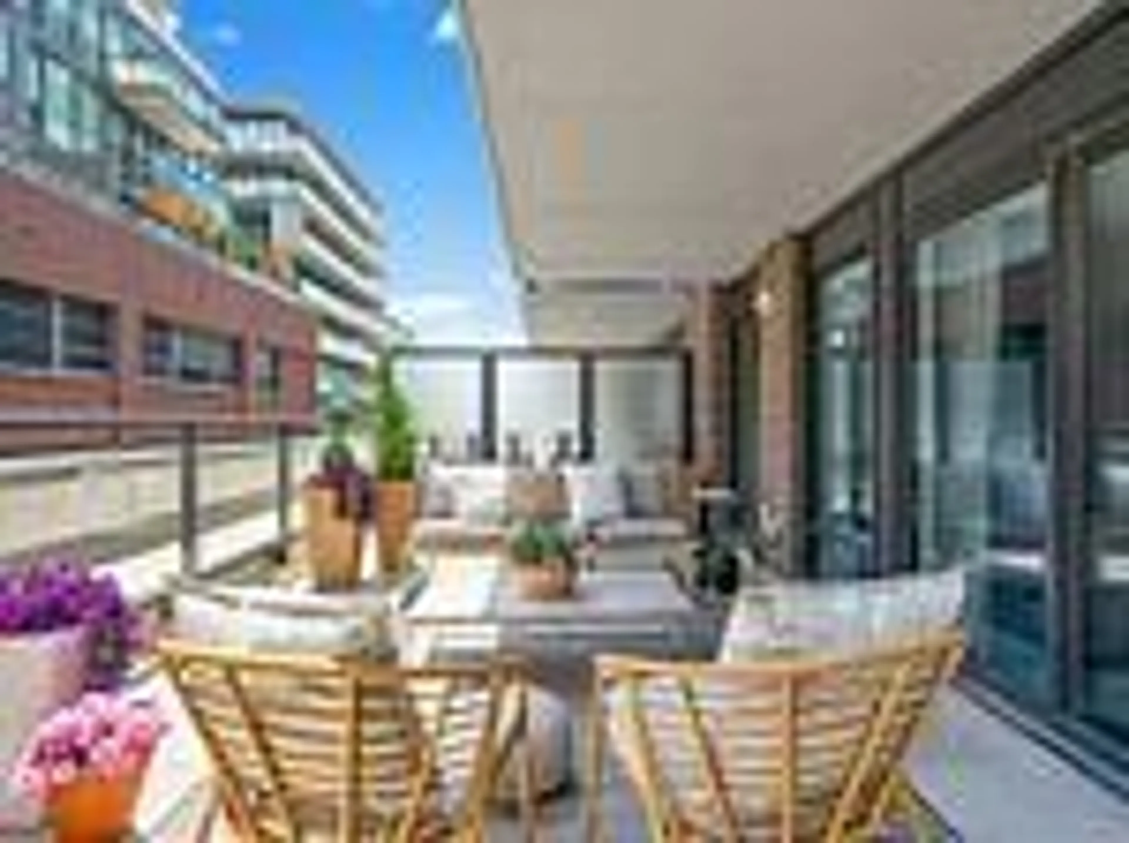Patio, street for 45 Baseball St #208, Toronto Ontario M4M 0H1