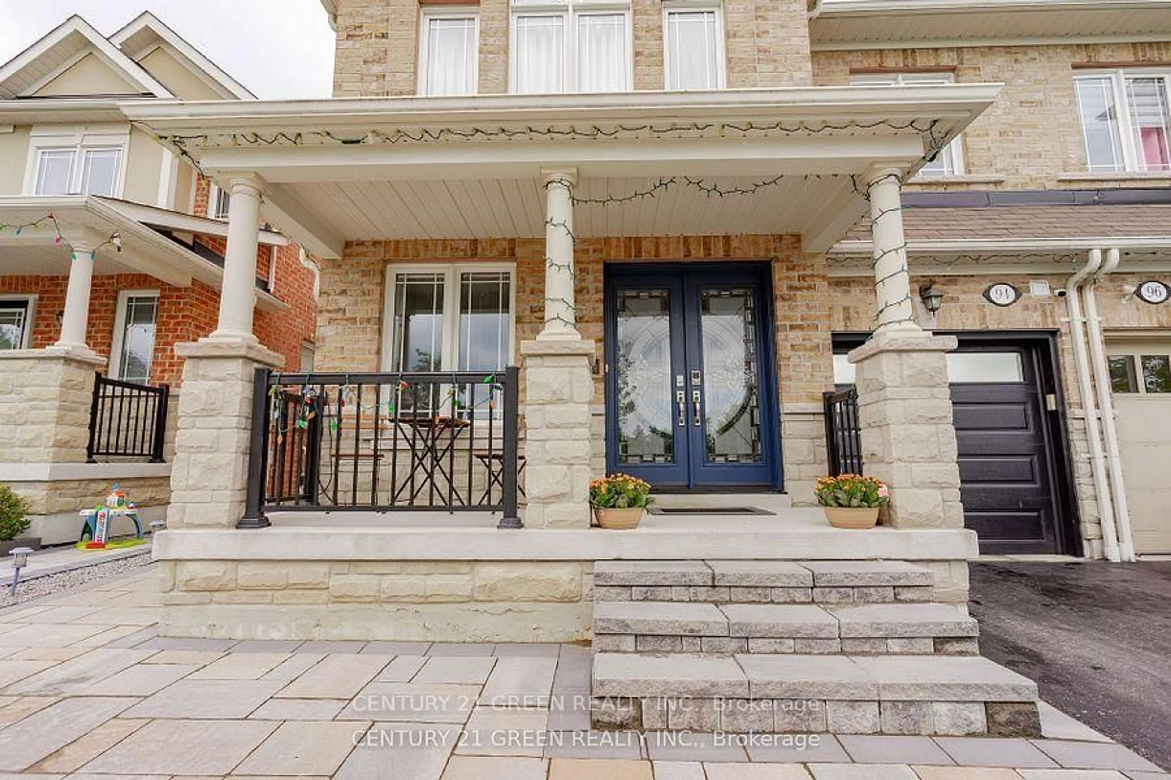 Home with brick exterior material, street for 94 Snowling Dr, Ajax Ontario L1Z 0G4
