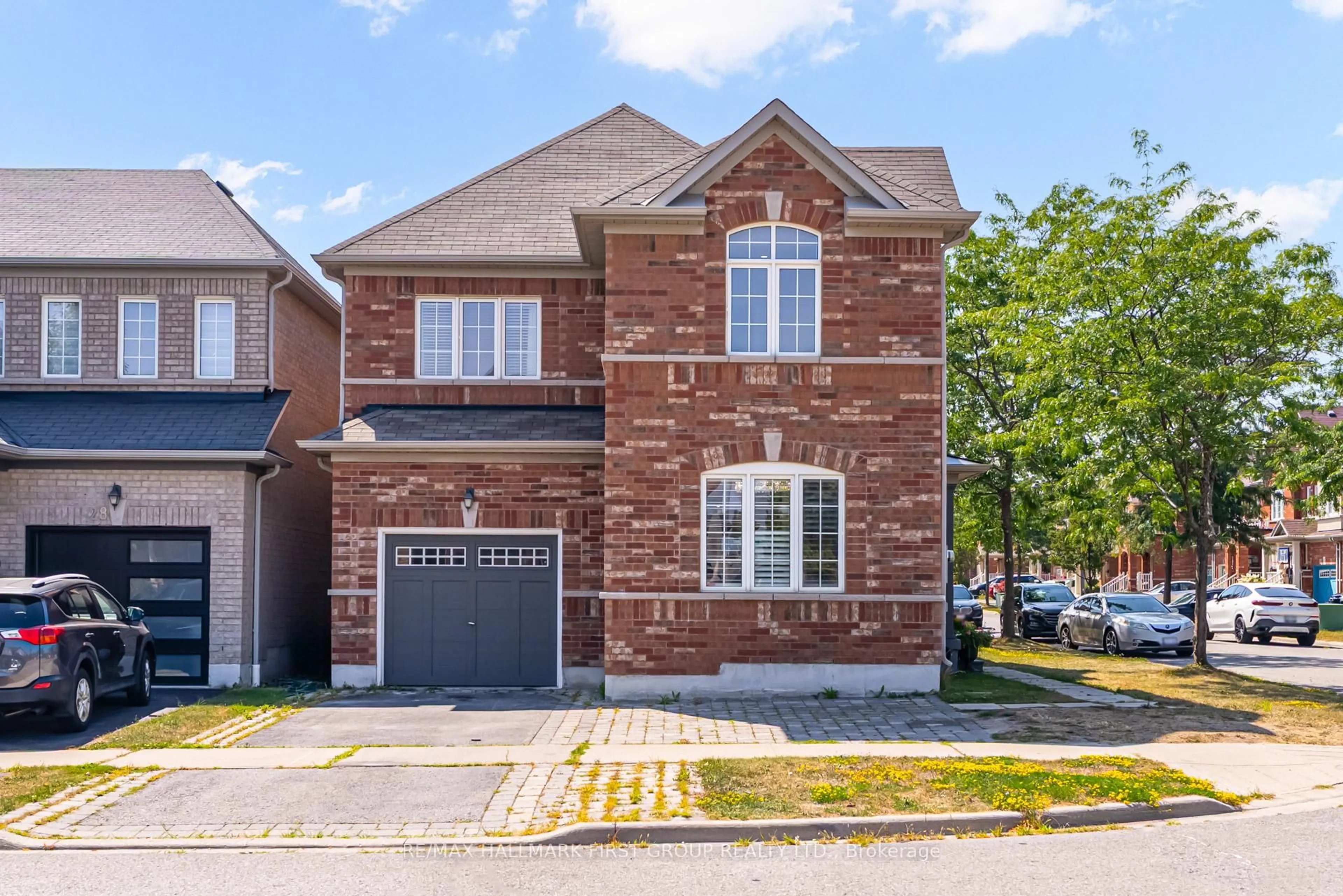 Home with brick exterior material, street for 35 Elliottglen Dr, Ajax Ontario L1Z 0H1