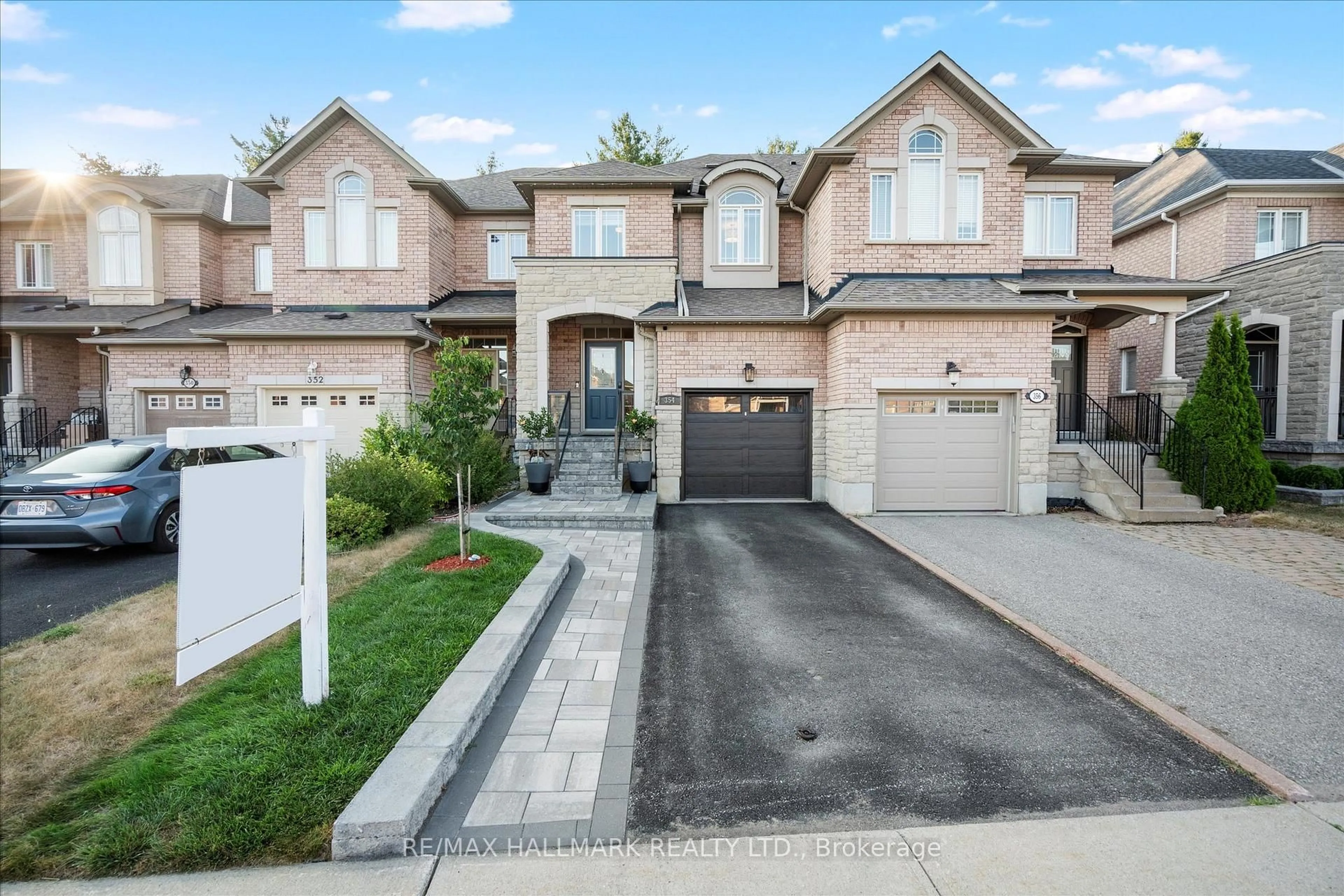 Home with brick exterior material, street for 354 Strouds Lane, Pickering Ontario L1V 7J2