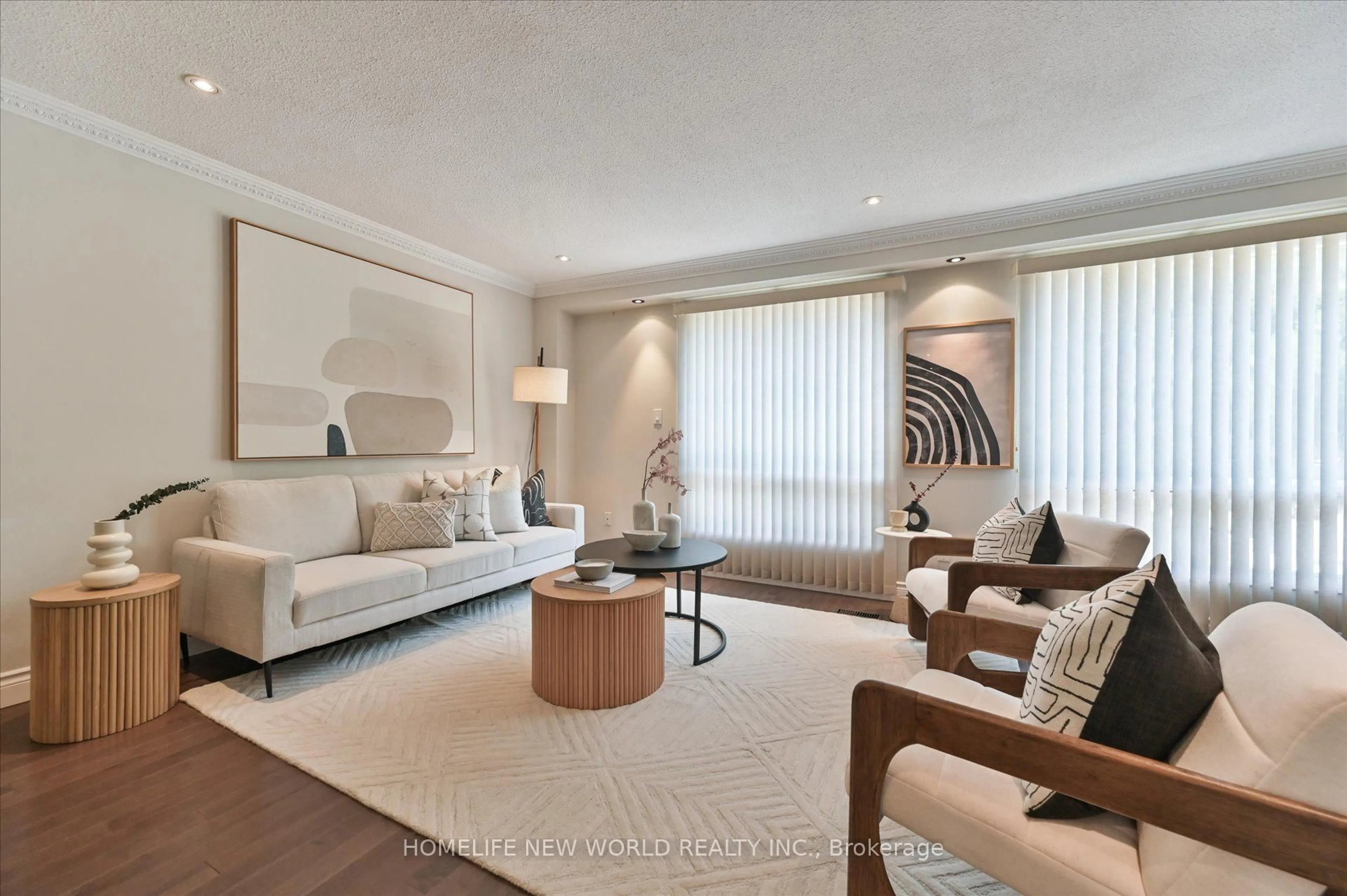 Living room with furniture, unknown for 62 Copperwood Sq, Toronto Ontario M1V 2C1