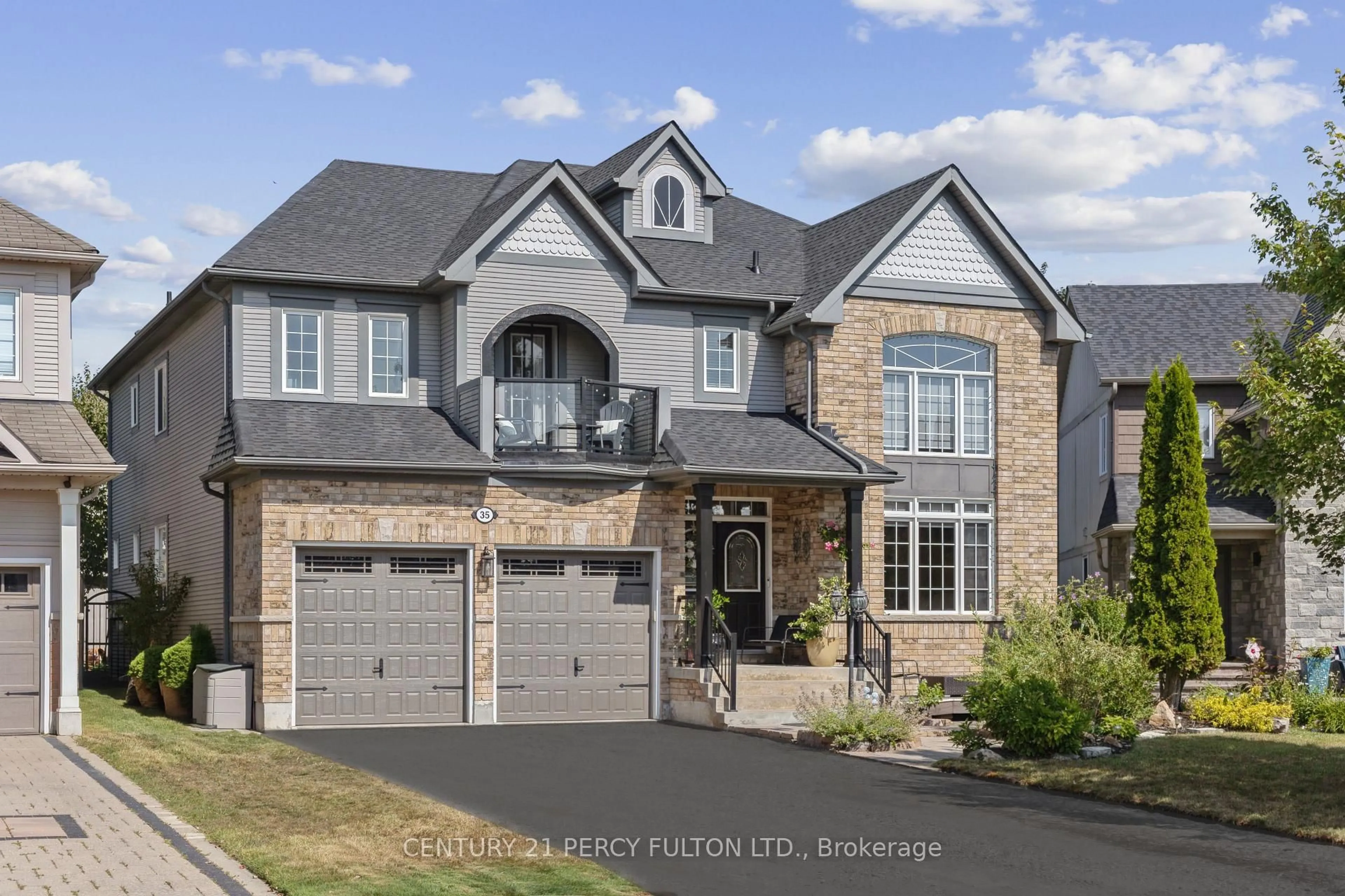 Home with brick exterior material, street for 35 Jennings Dr, Clarington Ontario L1C 0C2