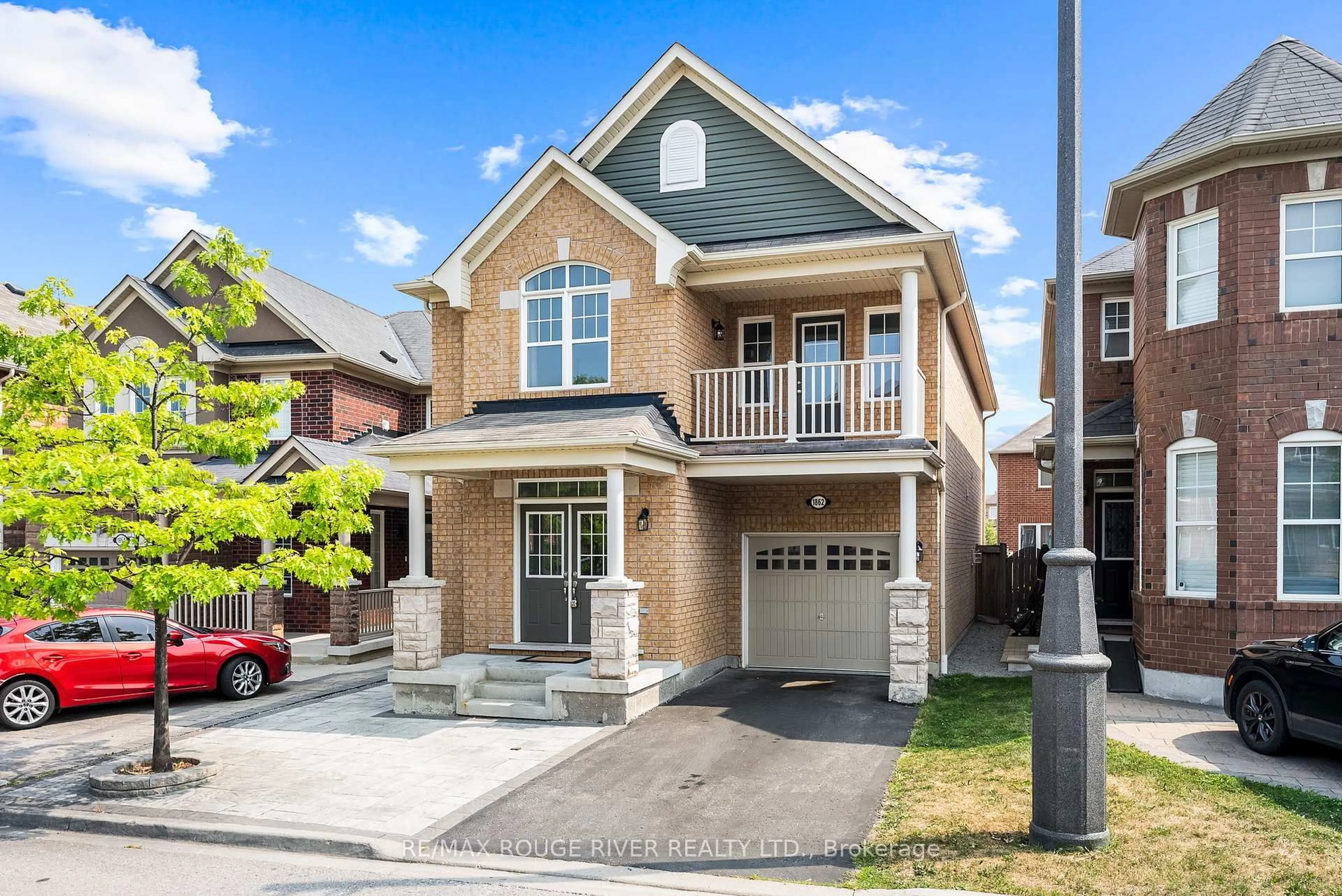Home with brick exterior material, street for 1862 Parkhurst Cres, Pickering Ontario L1X 0B1