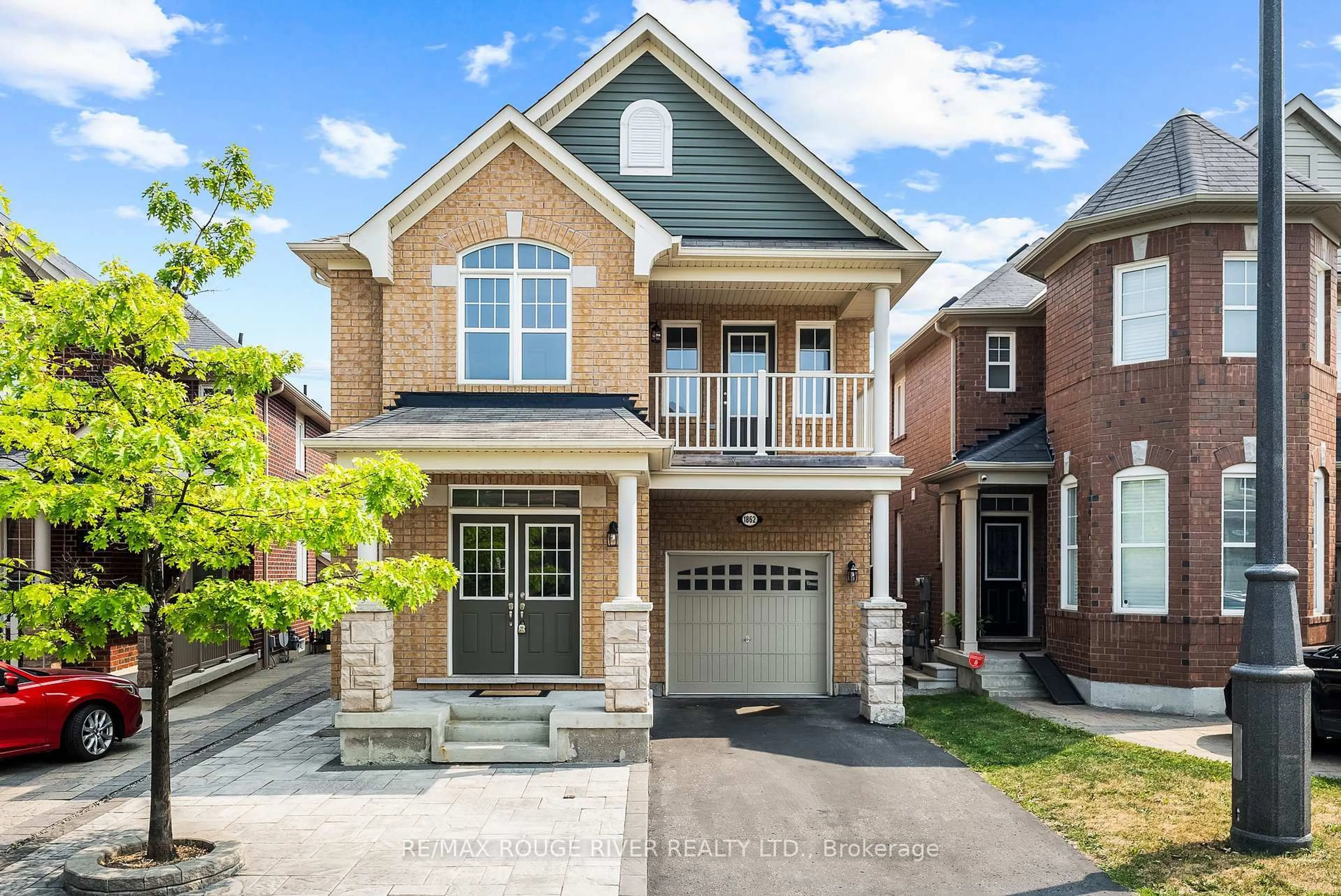 Home with brick exterior material, street for 1862 Parkhurst Cres, Pickering Ontario L1X 0B1