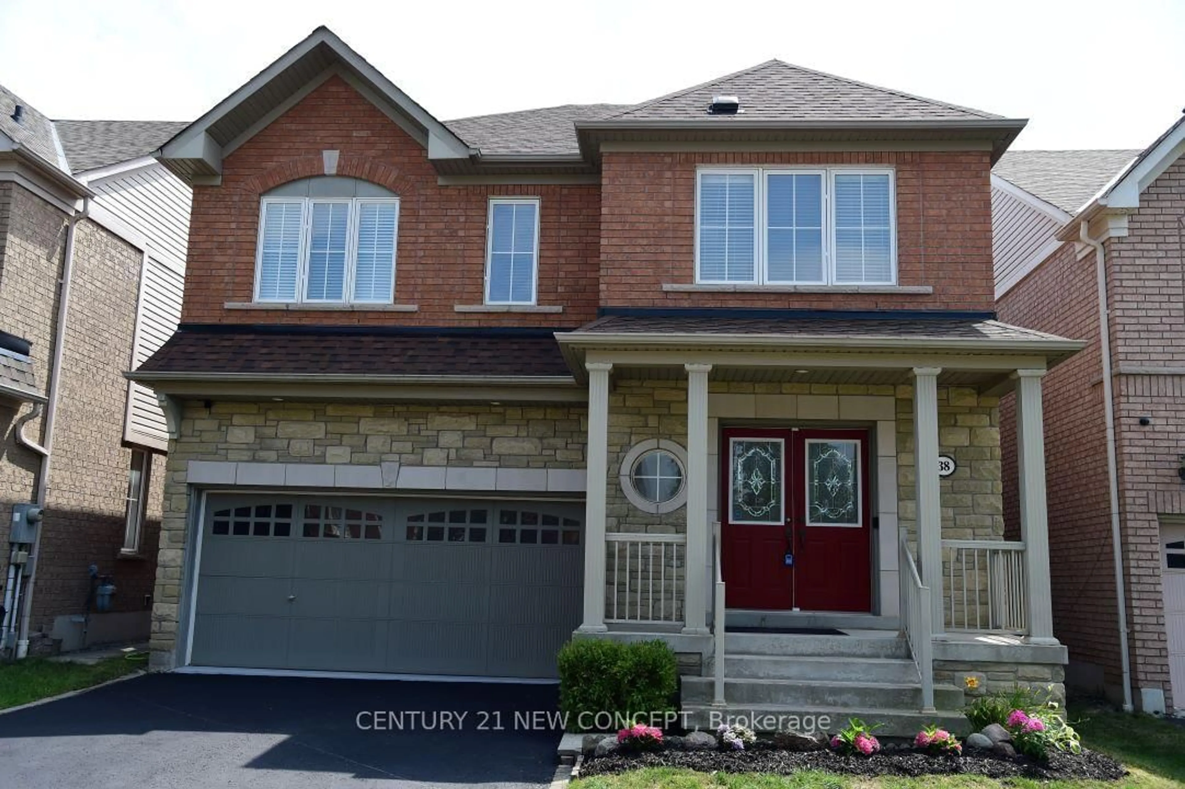 Home with brick exterior material, street for 38 Ryder Cres, Ajax Ontario L1Z 1X9