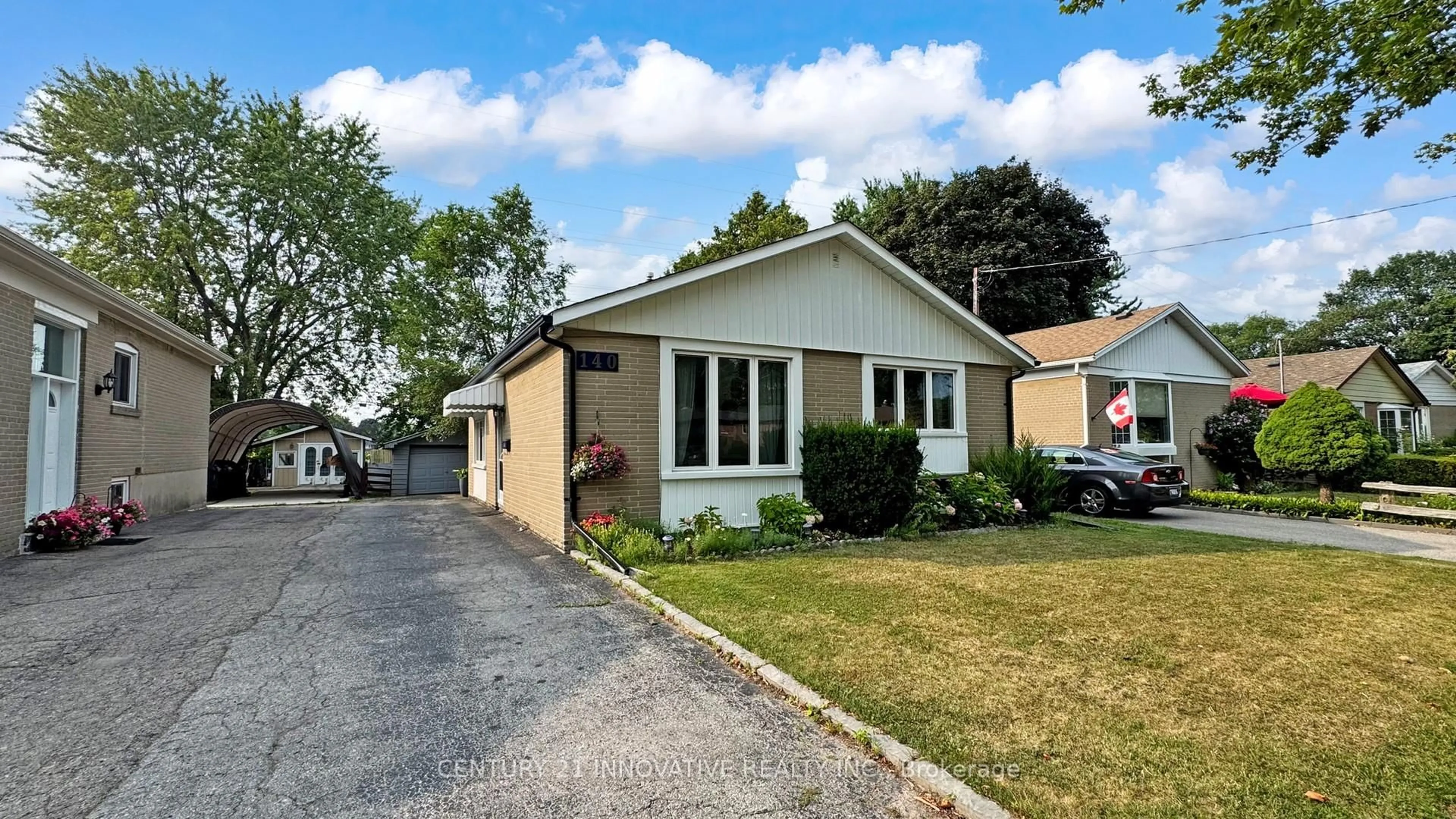 Home with vinyl exterior material, street for 140 Benleigh Dr, Toronto Ontario M1H 1K3