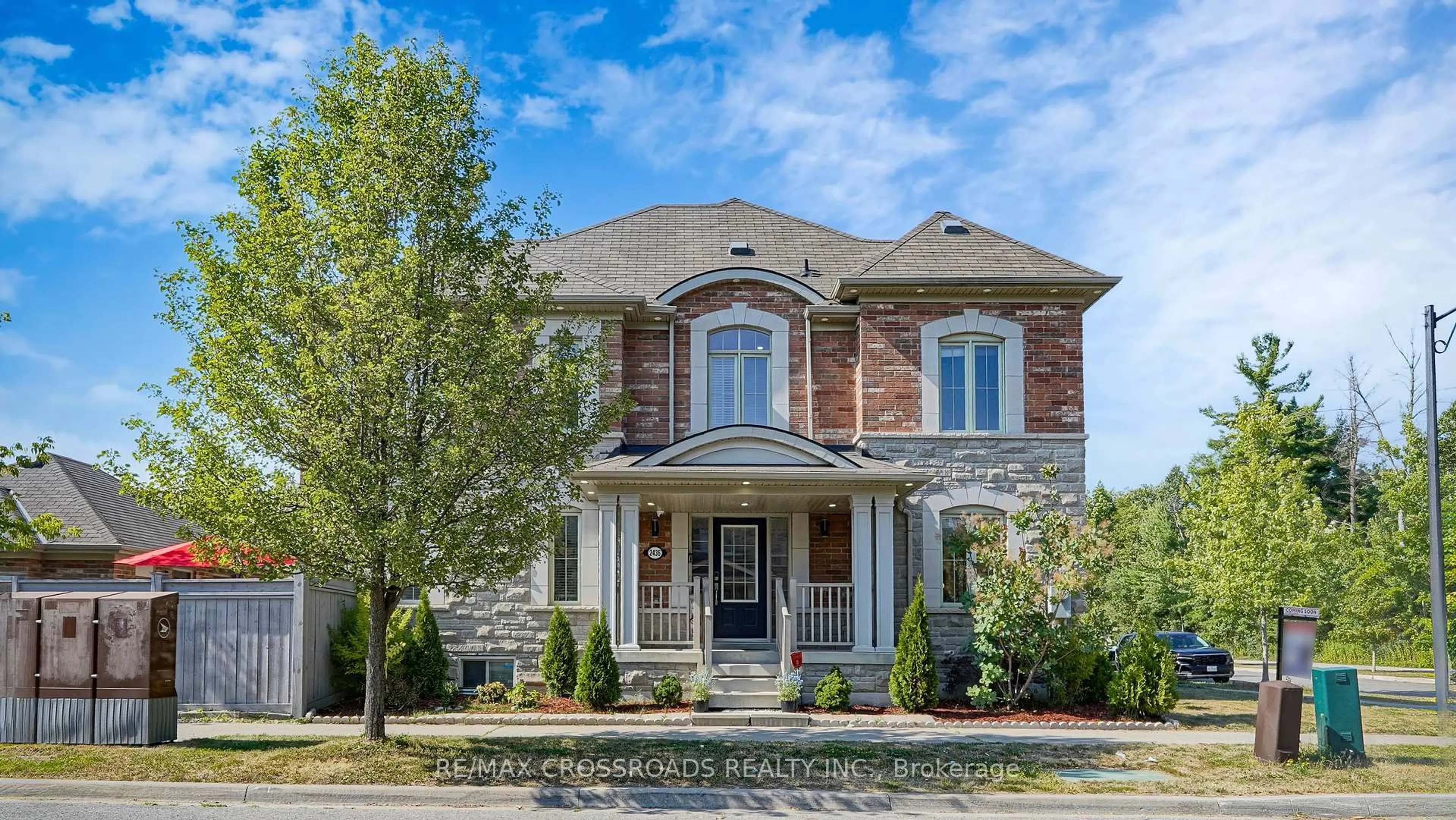 Home with brick exterior material, street for 2436 Tillings Rd, Pickering Ontario L1X 0B6