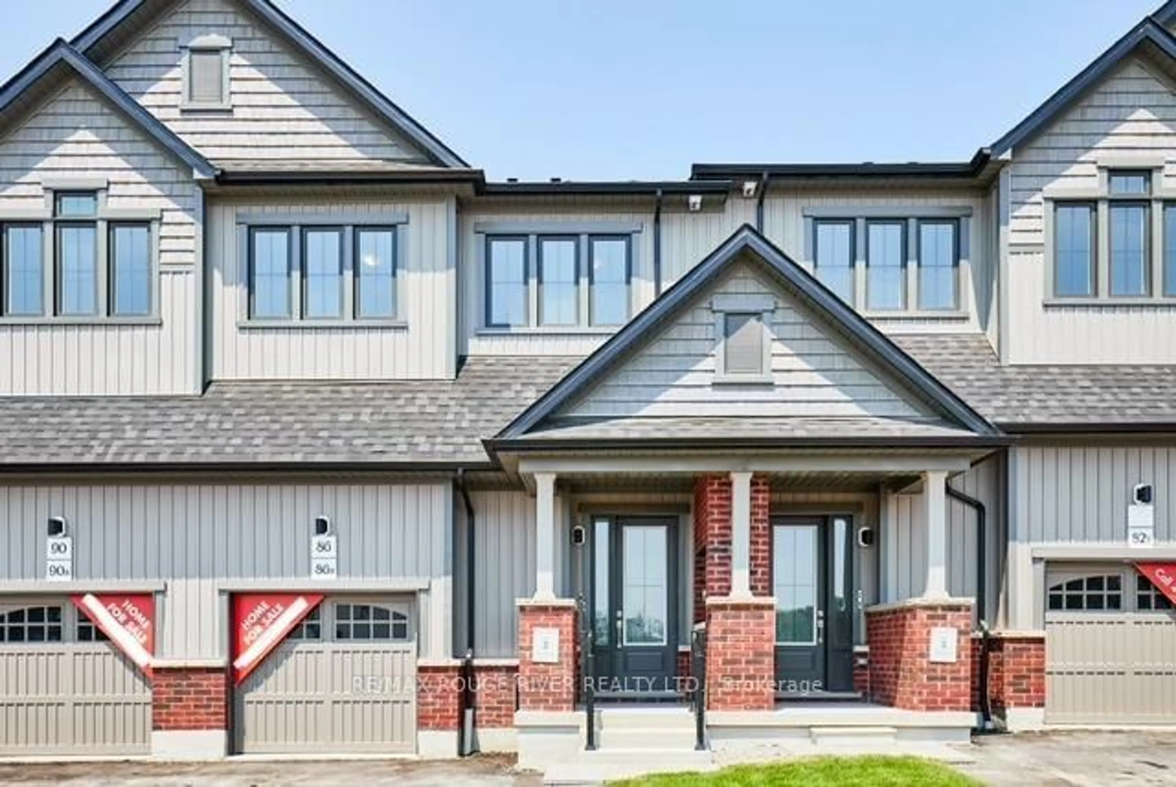 Home with brick exterior material, street for 86 Ziibi Way #and unit 86B, Clarington Ontario L1B 0W5