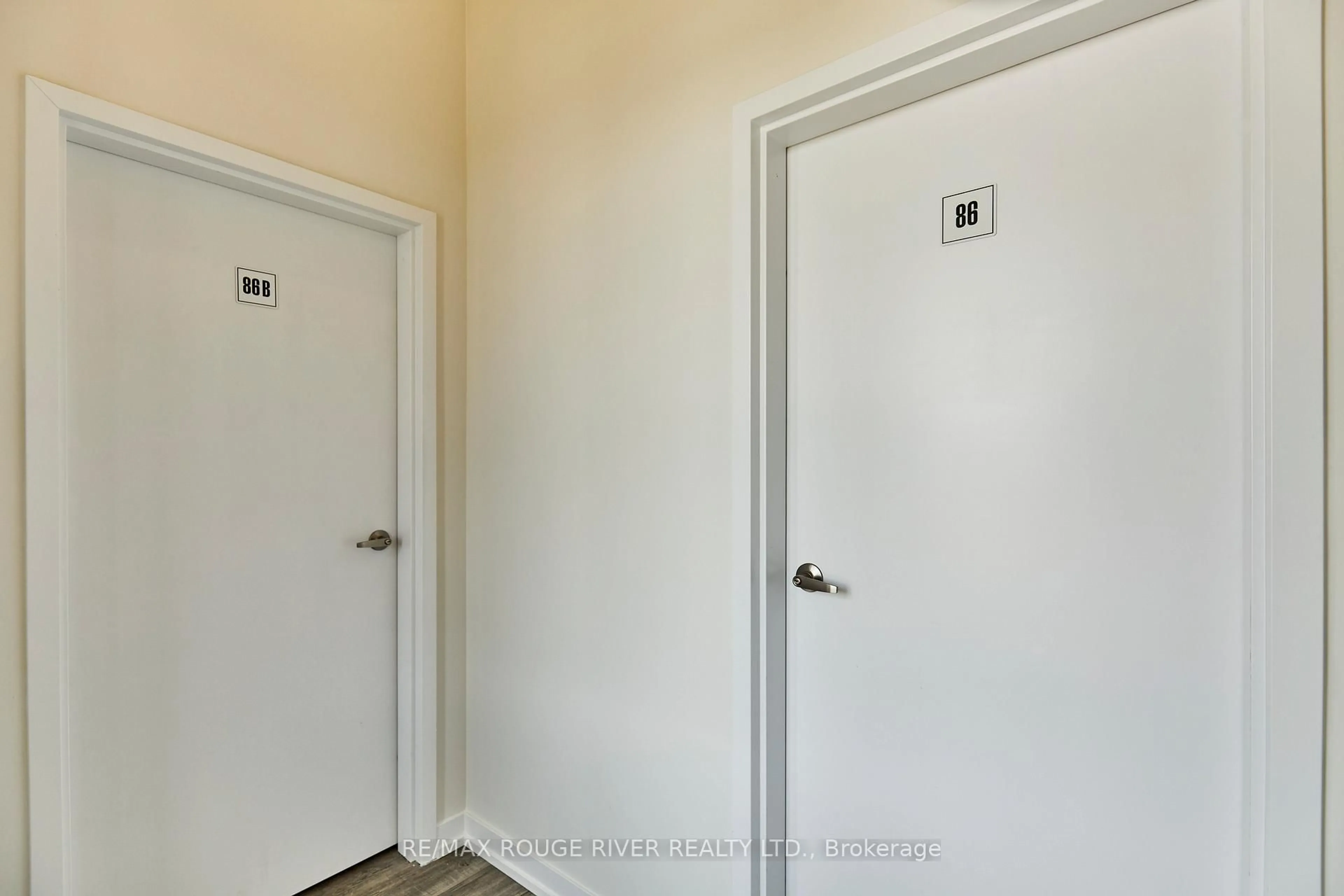 Indoor entryway for 86 Ziibi Way #and unit 86B, Clarington Ontario L1B 0W5