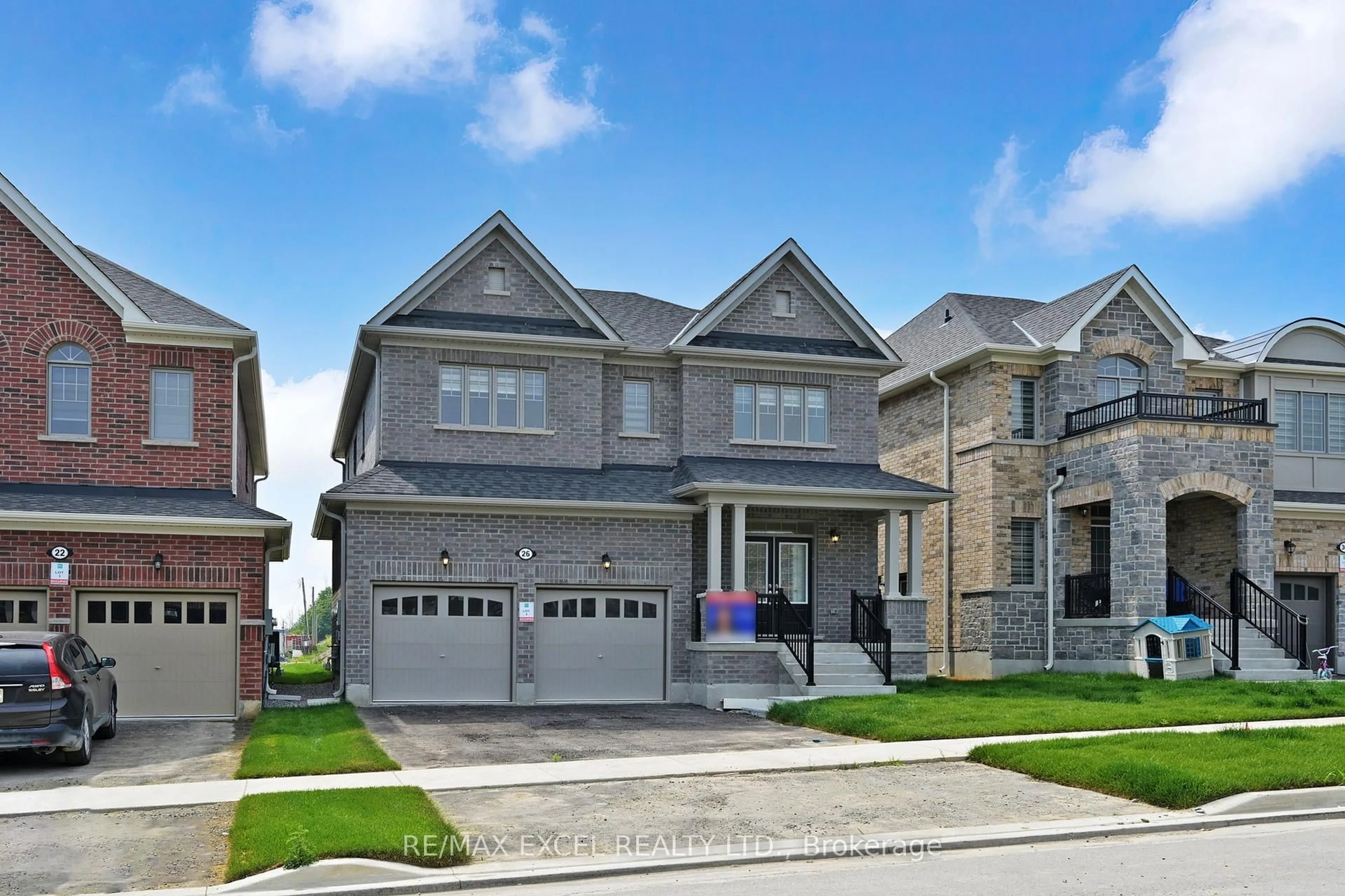 Home with brick exterior material, street for 26 Raines Rd, Scugog Ontario L9L 0E2